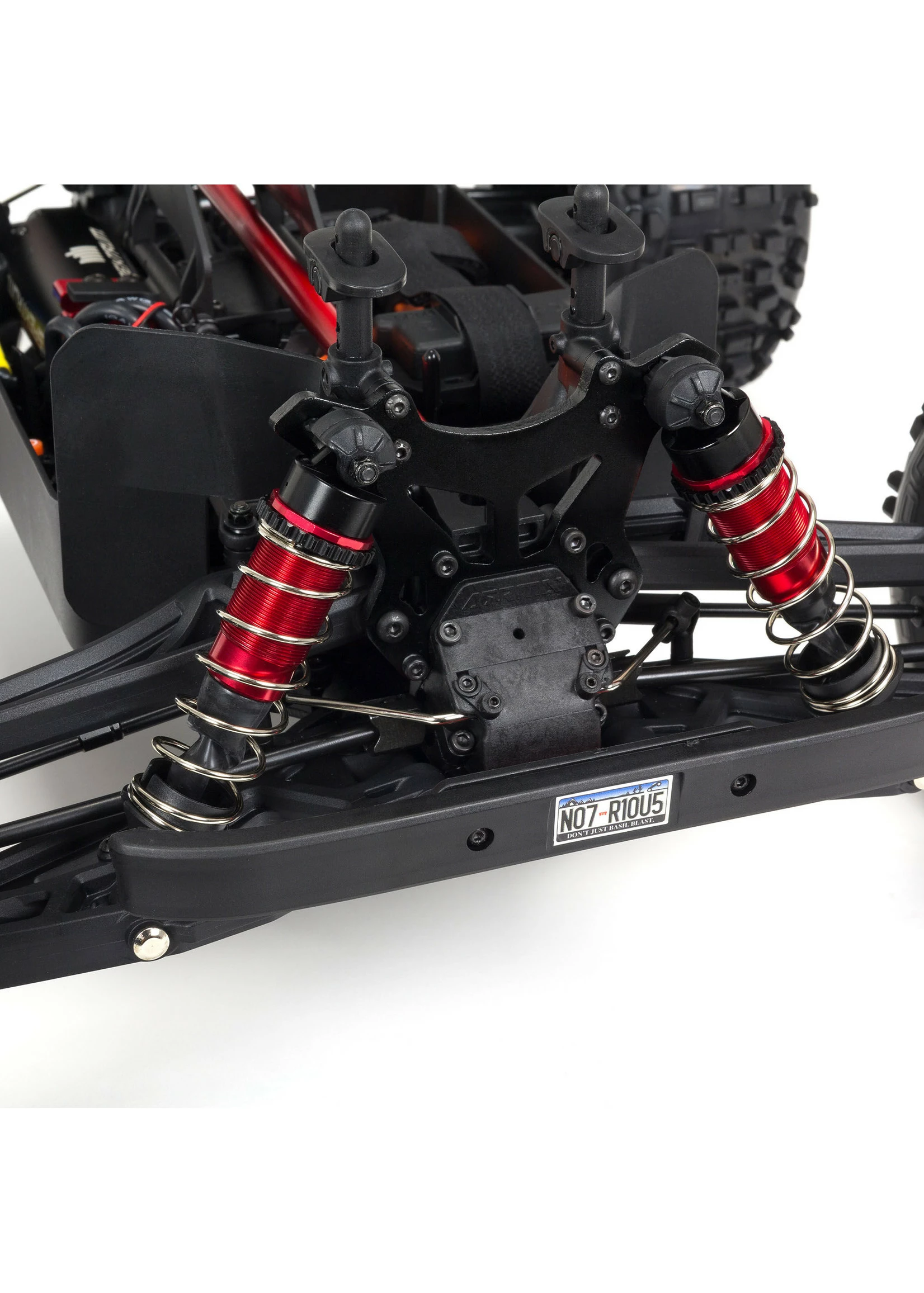 Arrma 1/8 NOTORIOUS 6S V5 4WD BLX Stunt Truck With Spektrum Firma RTR - Black - Image 12