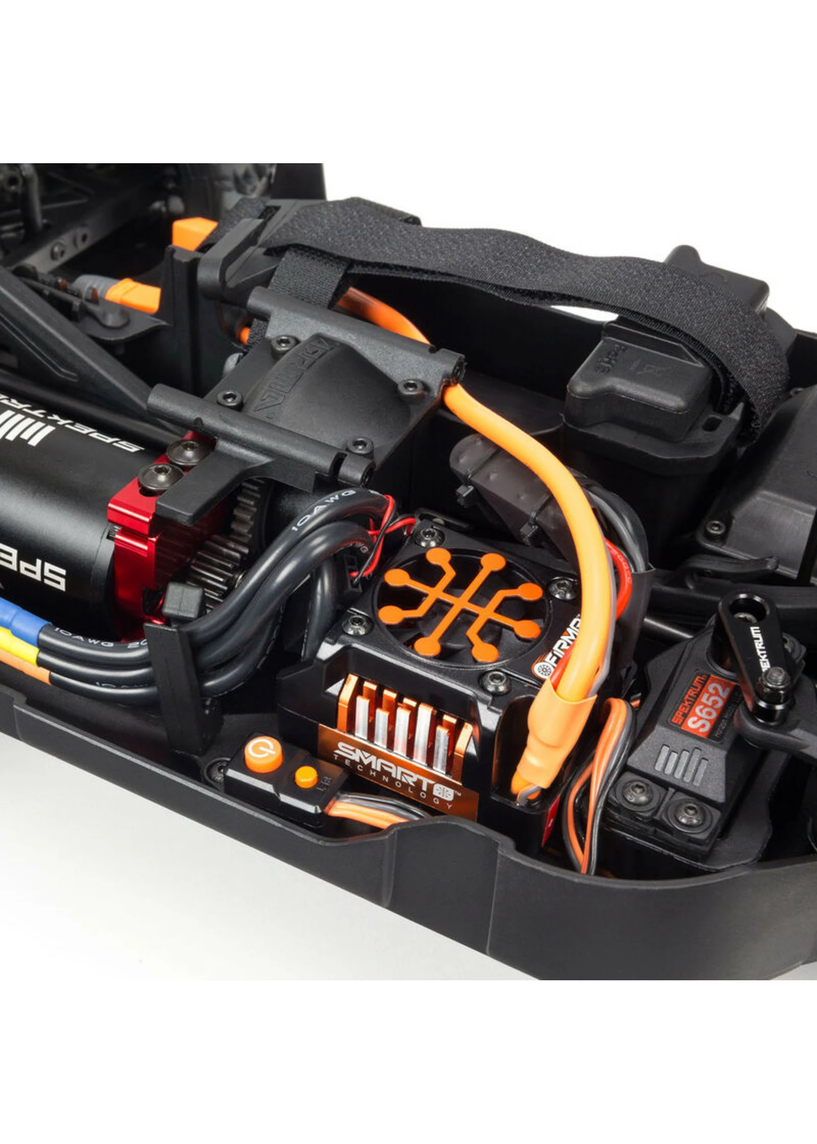 Arrma 1/8 TYPHON 6S BLX 4WD Brushless Buggy With Spektrum RTR - Red/Grey V5 - Image 11