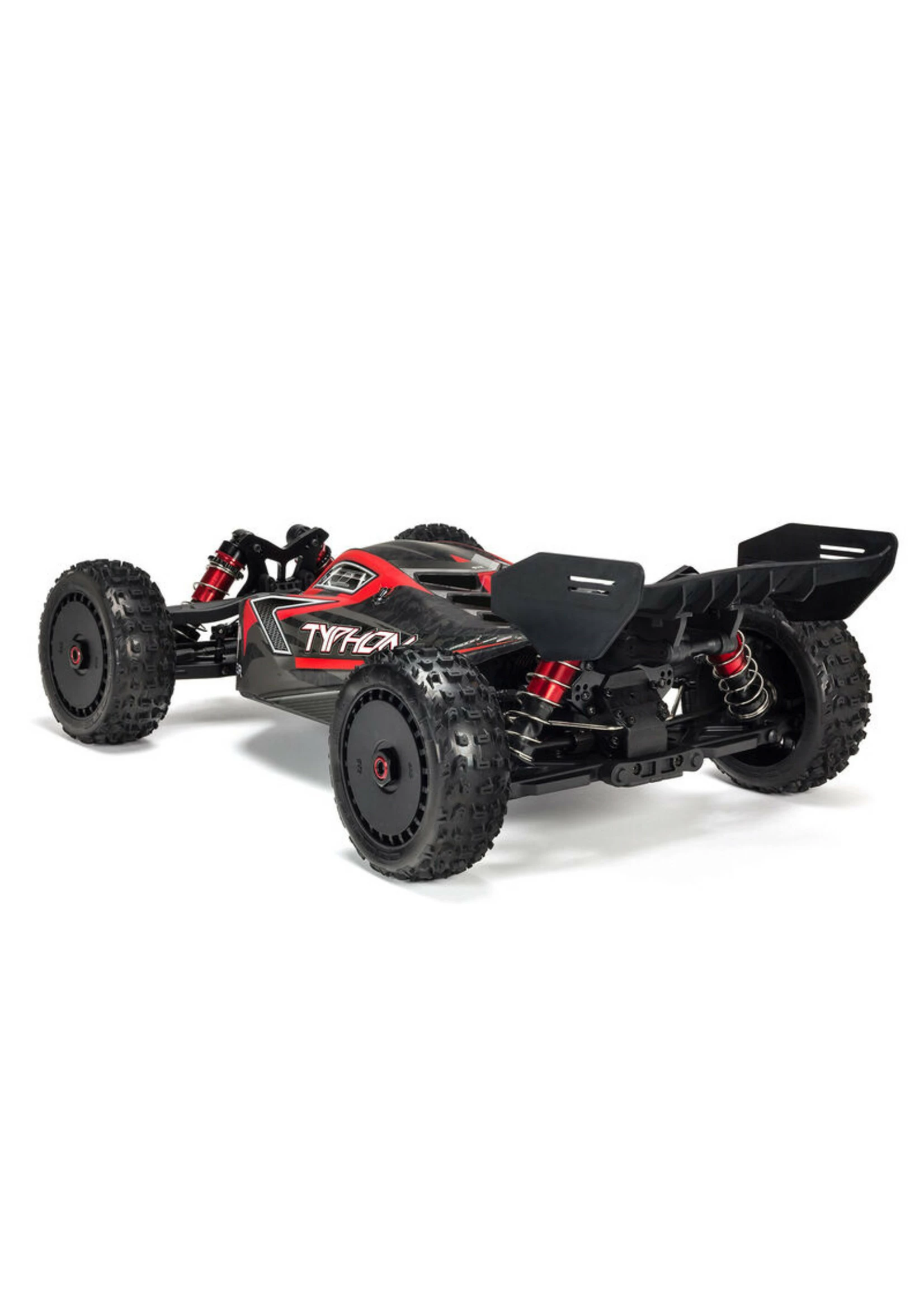 Arrma 1/8 TYPHON 6S BLX 4WD Brushless Buggy With Spektrum RTR - Red/Grey V5 - Image 3