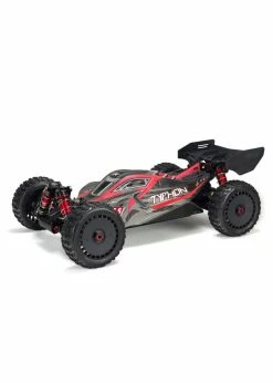 Arrma 1/8 TYPHON 6S BLX 4WD Brushless Buggy With Spektrum RTR - Red/Grey V5