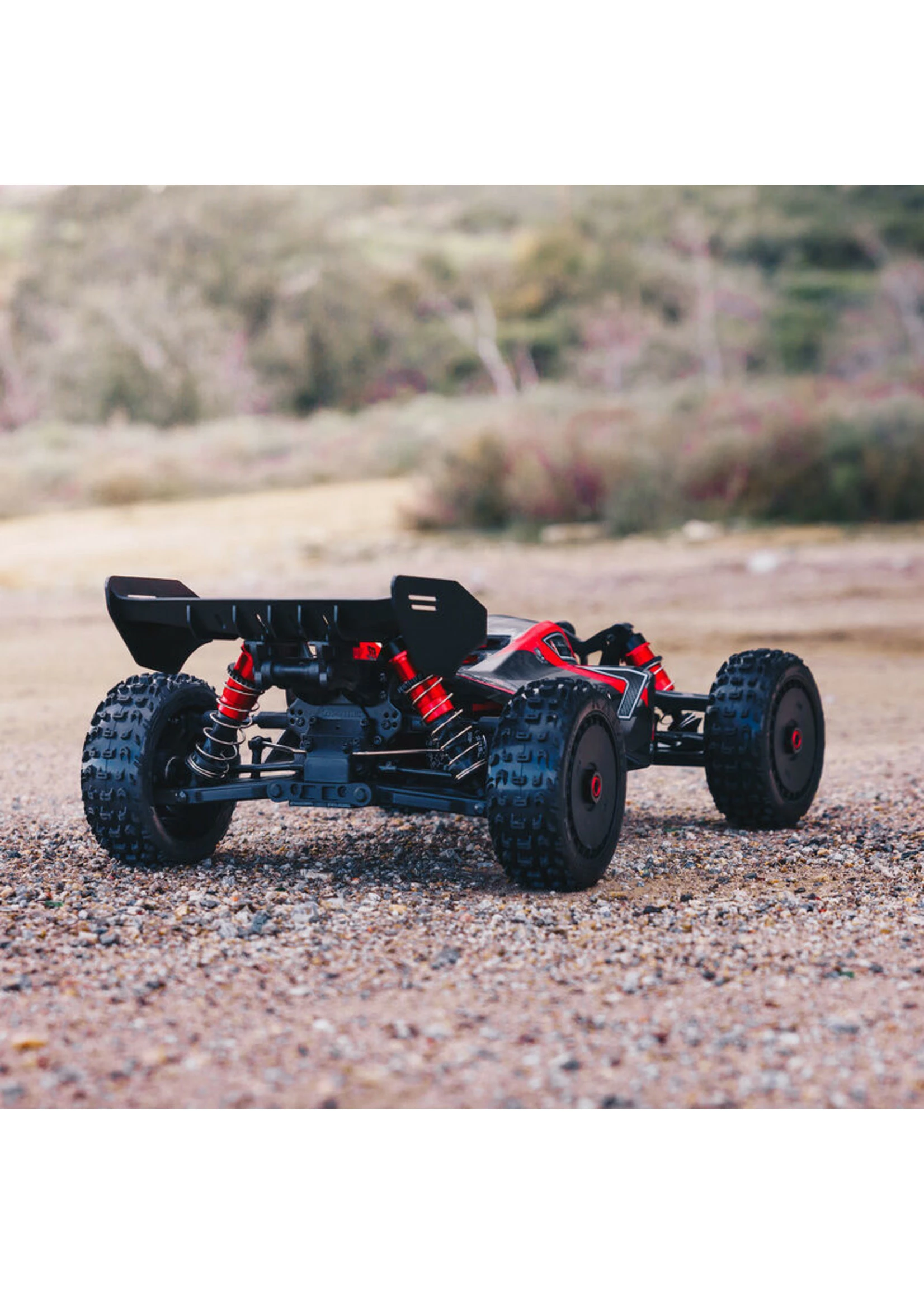 Arrma 1/8 TYPHON 6S BLX 4WD Brushless Buggy With Spektrum RTR - Red/Grey V5 - Image 5