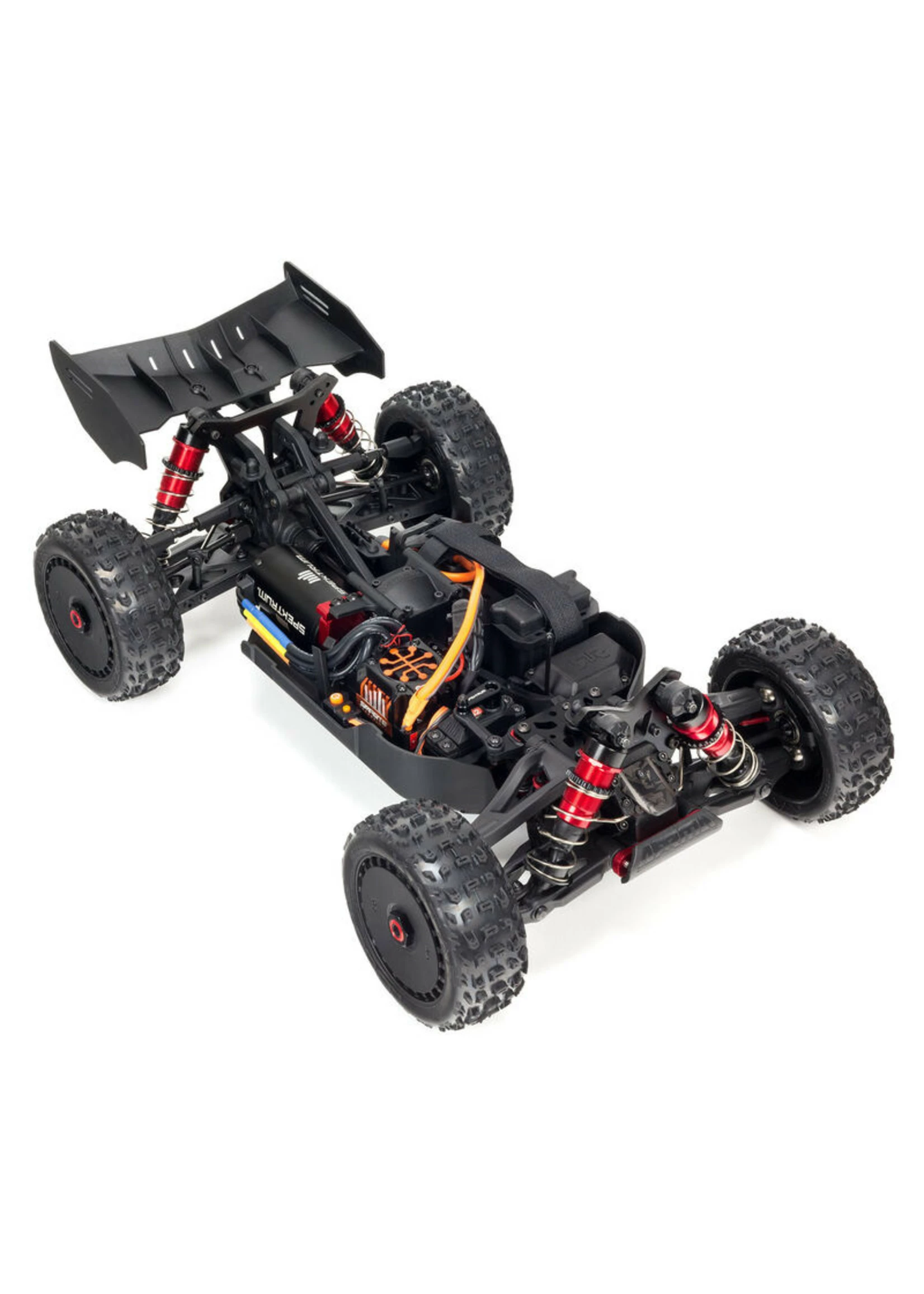 Arrma 1/8 TYPHON 6S BLX 4WD Brushless Buggy With Spektrum RTR - Red/Grey V5 - Image 8