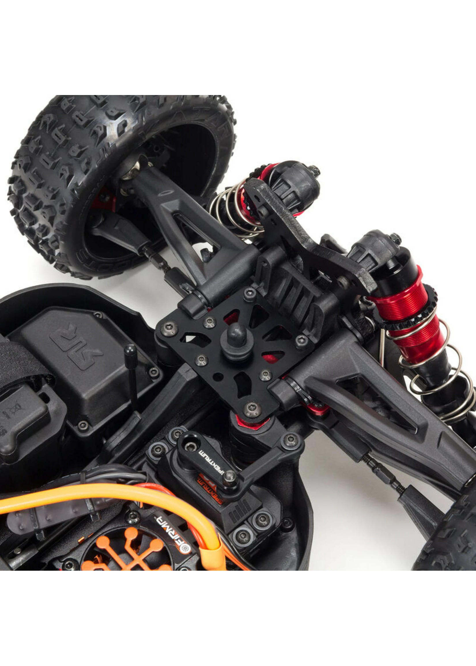 Arrma 1/8 TYPHON 6S BLX 4WD Brushless Buggy With Spektrum RTR - Red/Grey V5 - Image 9
