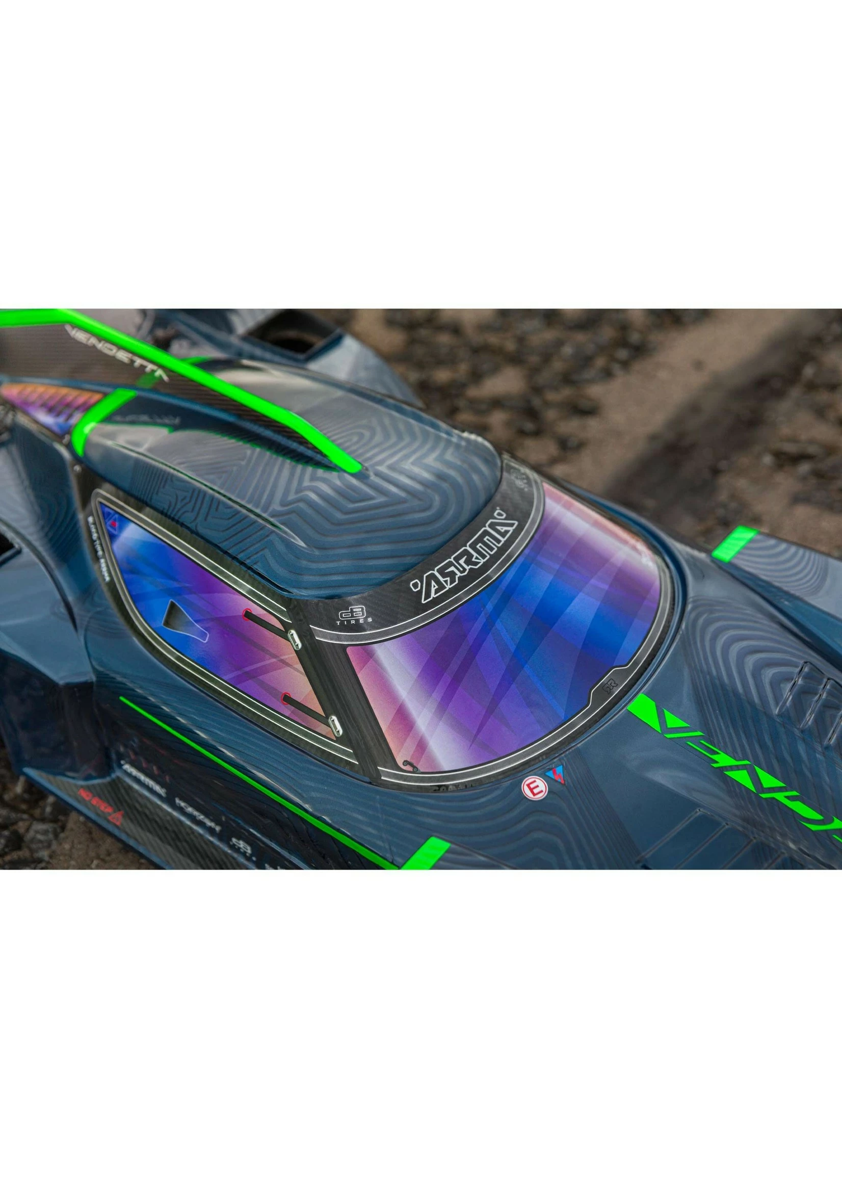 Arrma 1/8 VENDETTA 4X4 3S BLX Brushless All-Road Speed Bash Racer - Blue - Image 10