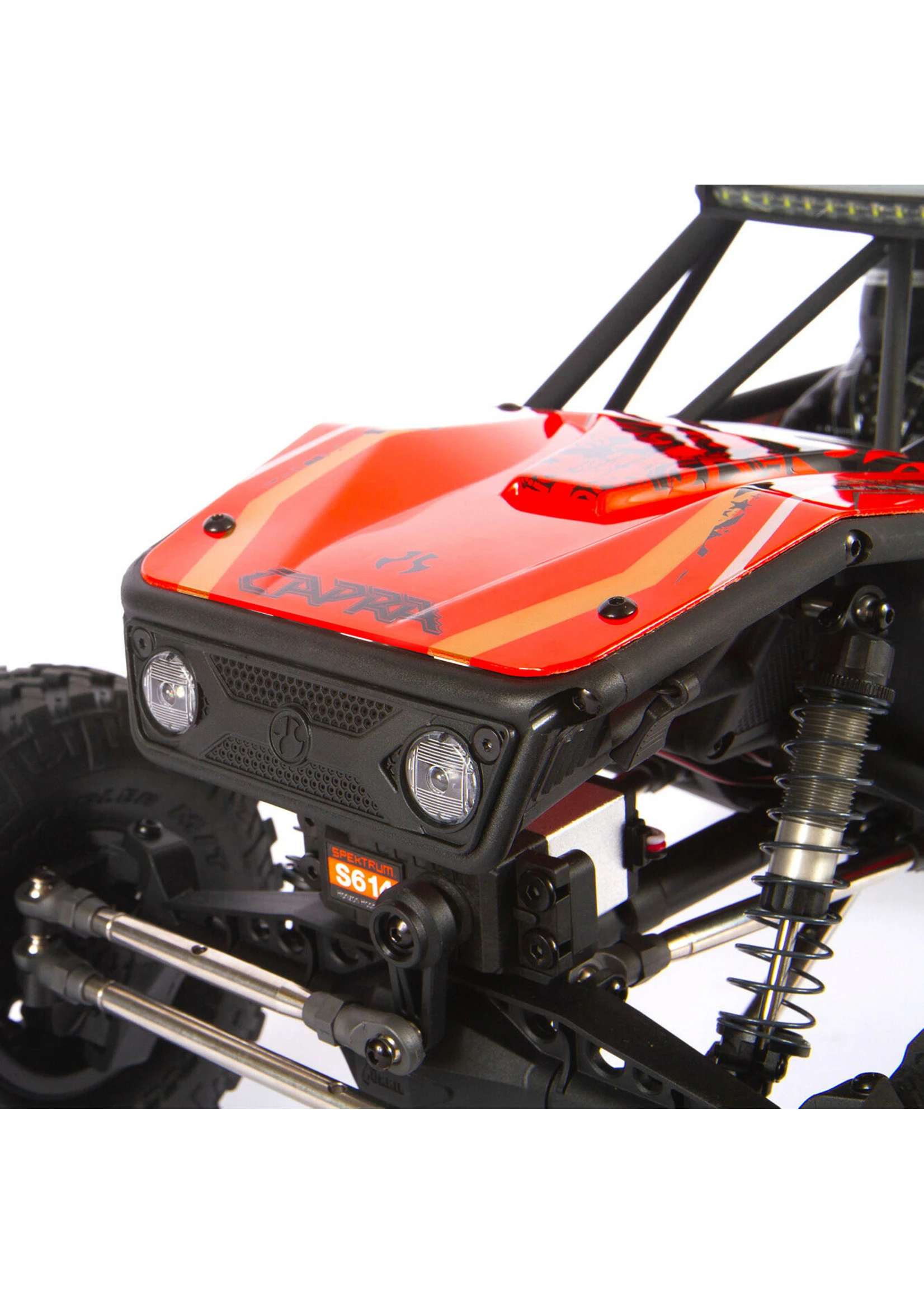 Axial 1/10 Capra 1.9 Unlimited 4WD Trail Buggy Brushed RTR - Red - Image 4