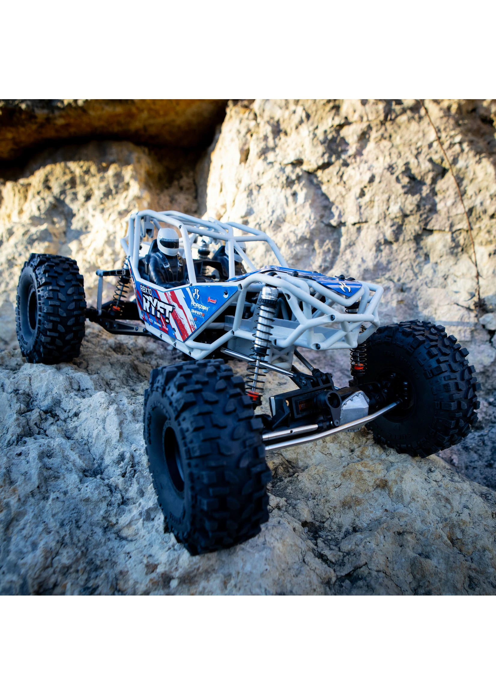 Axial 1/10 RBX10 Ryft 4WD Rock Bouncer Kit - Gray - Image 11