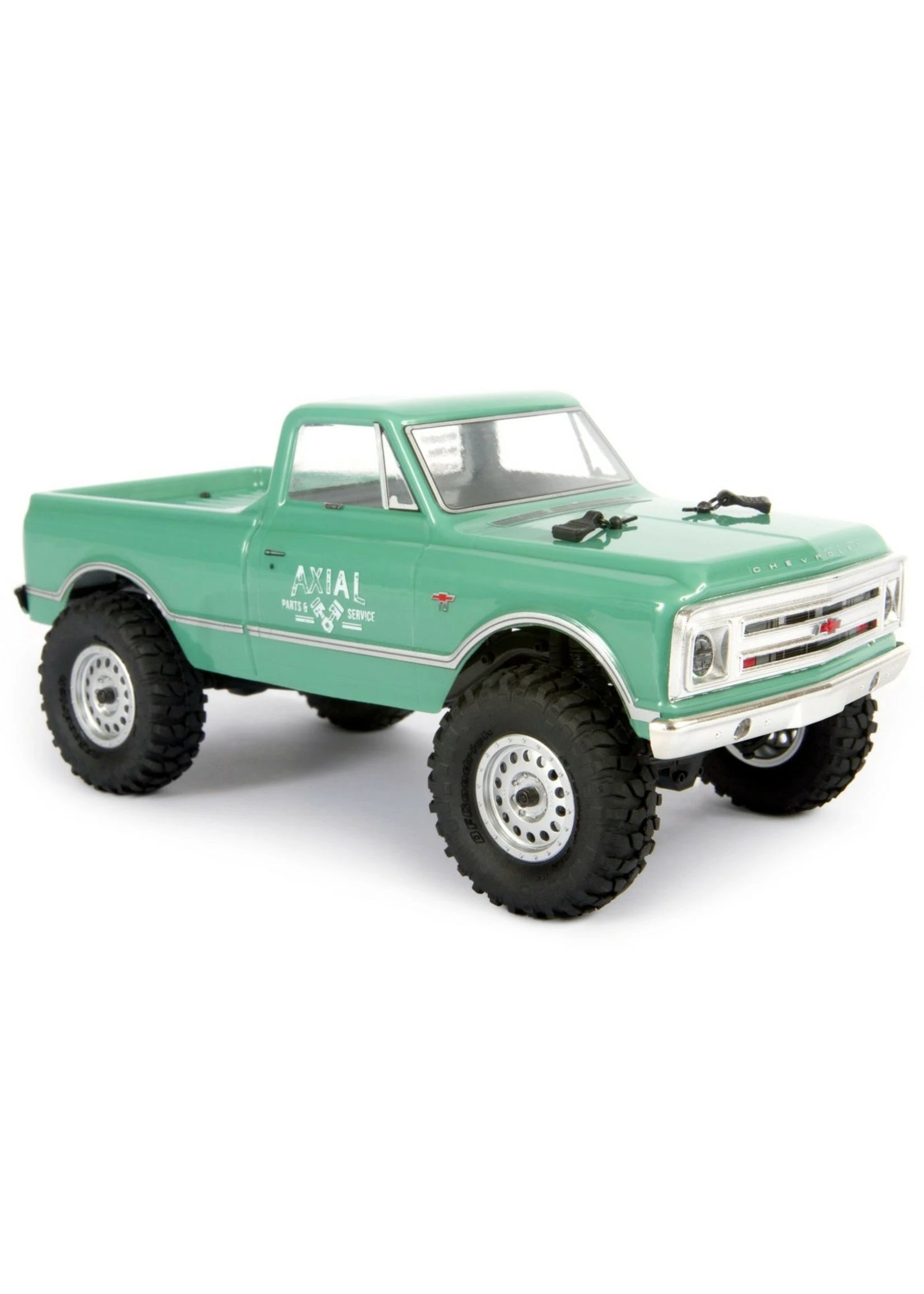 Axial 1/24 SCX24 1967 Chevrolet C10 4WD Truck Brushed RTR - Light Green - Image 3