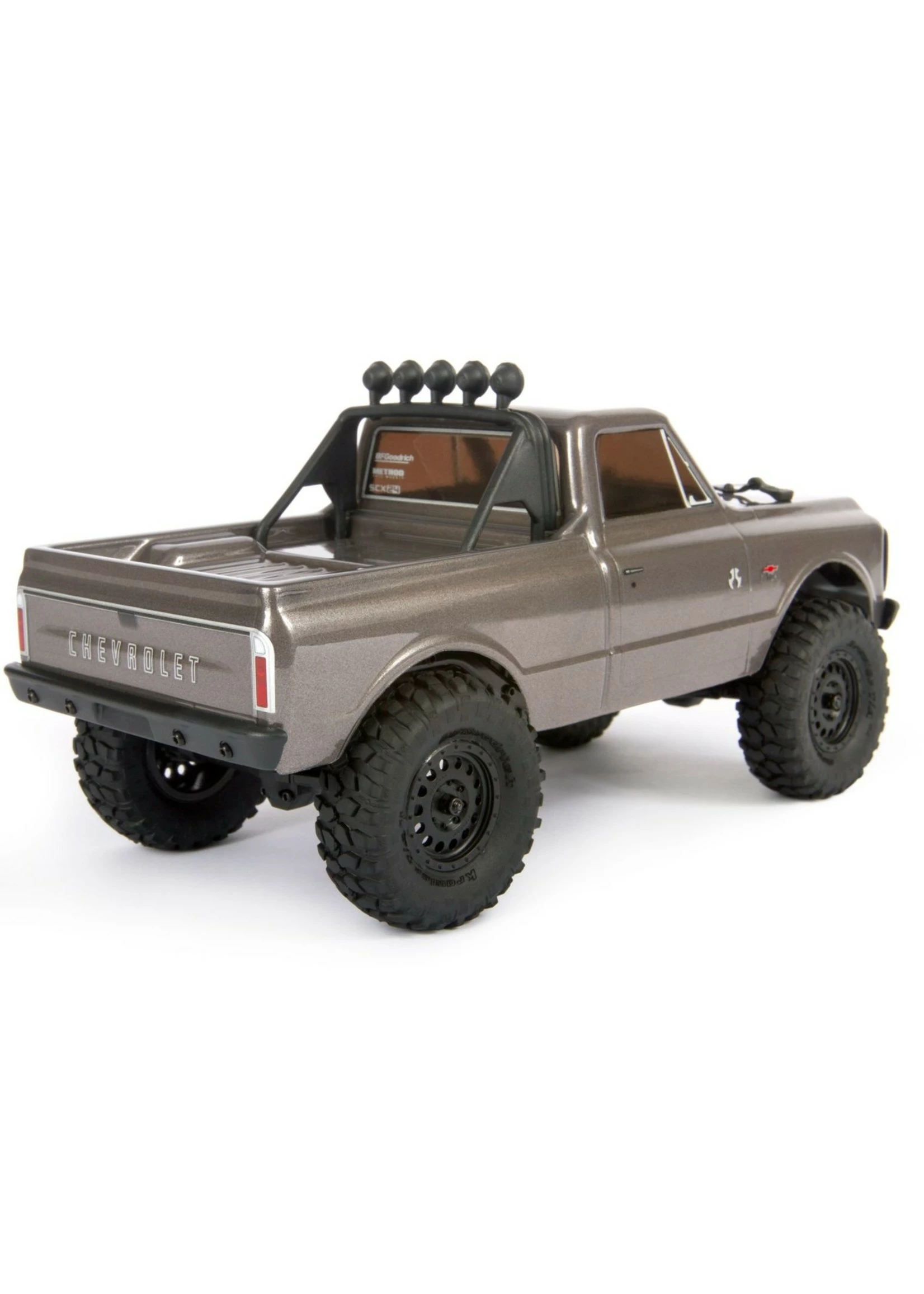 Axial 1/24 SCX24 1967 Chevrolet C10 4WD Truck Brushed RTR - Dark Silver - Image 6