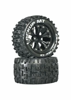 Duratrax DTXC3510 - Lockup MT 2.8" 2WD Mounted 1/2" Offset Tires - Black