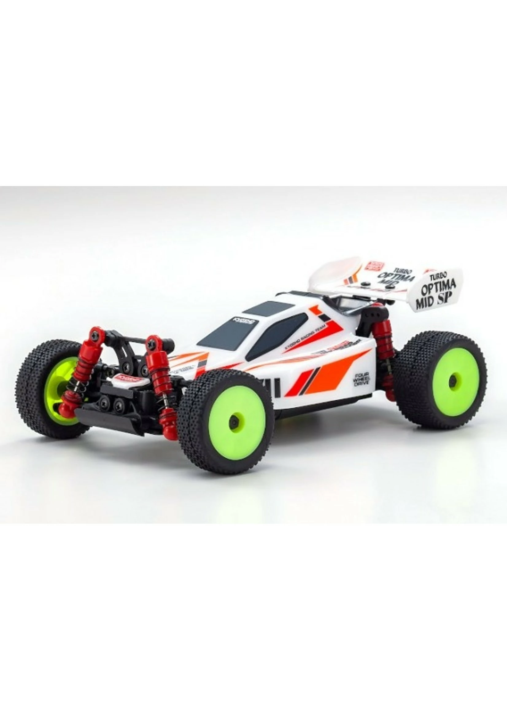 Kyosho 32092W - MINI-Z Turbo Optima Mid White - Readyset - Image 4