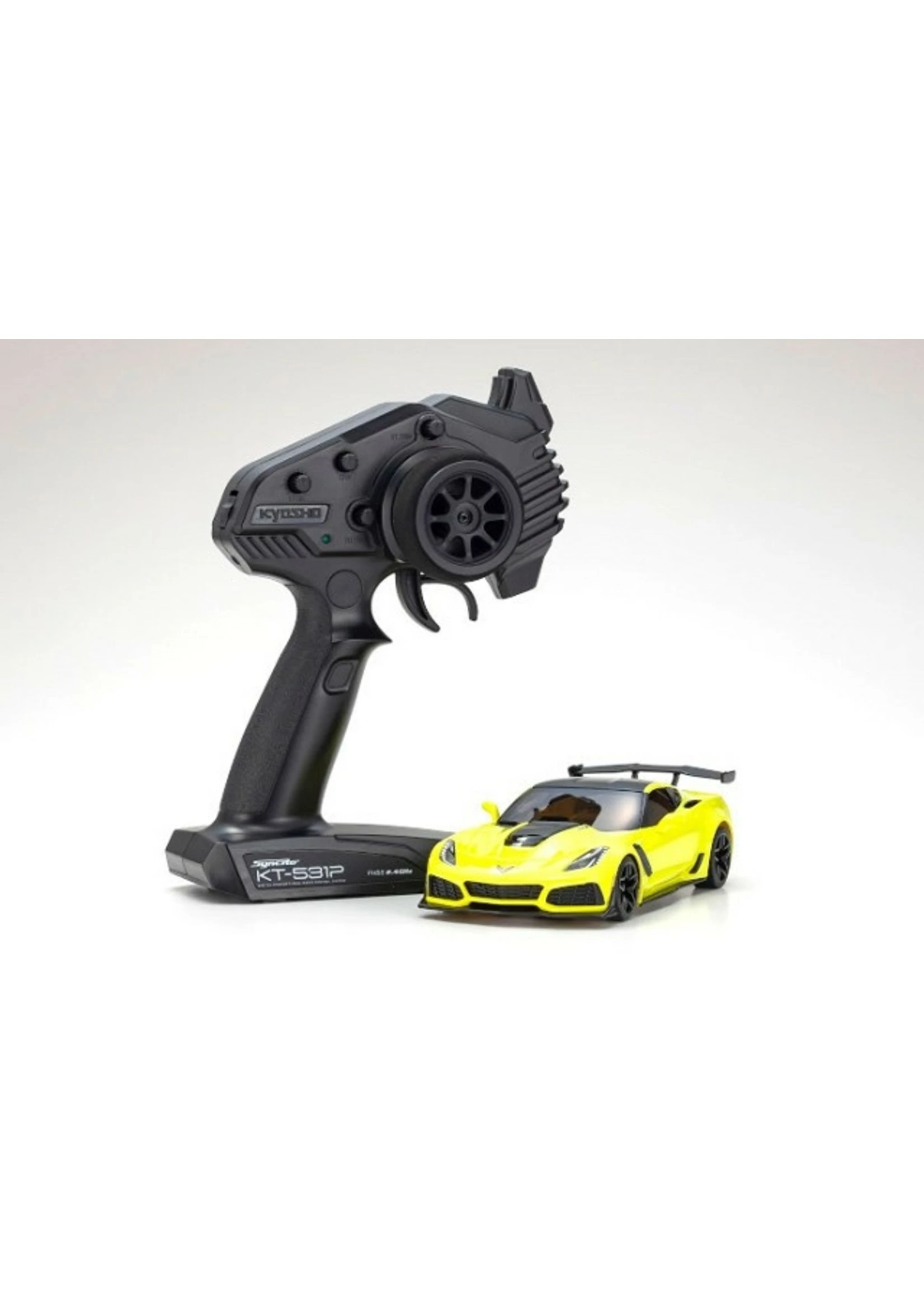 Kyosho 32334Y - MINI-Z RWD Corvette ZR1 Yellow With LED - Readyset