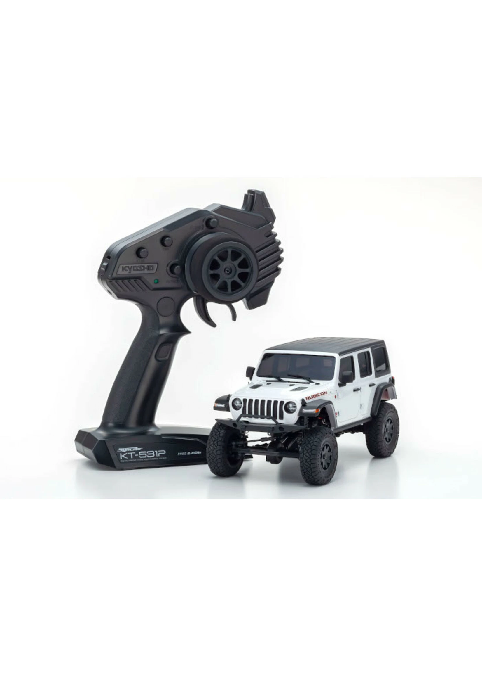 Kyosho 32521W - MINI-Z 4×4 Jeep Wrangler Unlimited Rubicon Readyset - Bright White