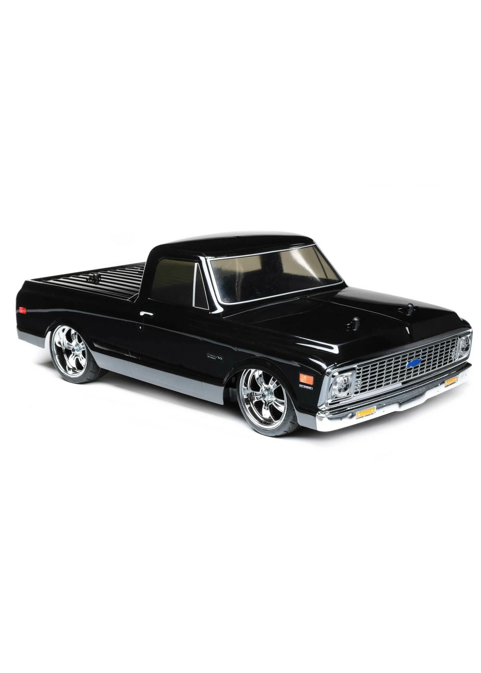 LOSI 1/10 1972 Chevy C10 Pickup Truck V100 AWD RTR - Black - Image 2