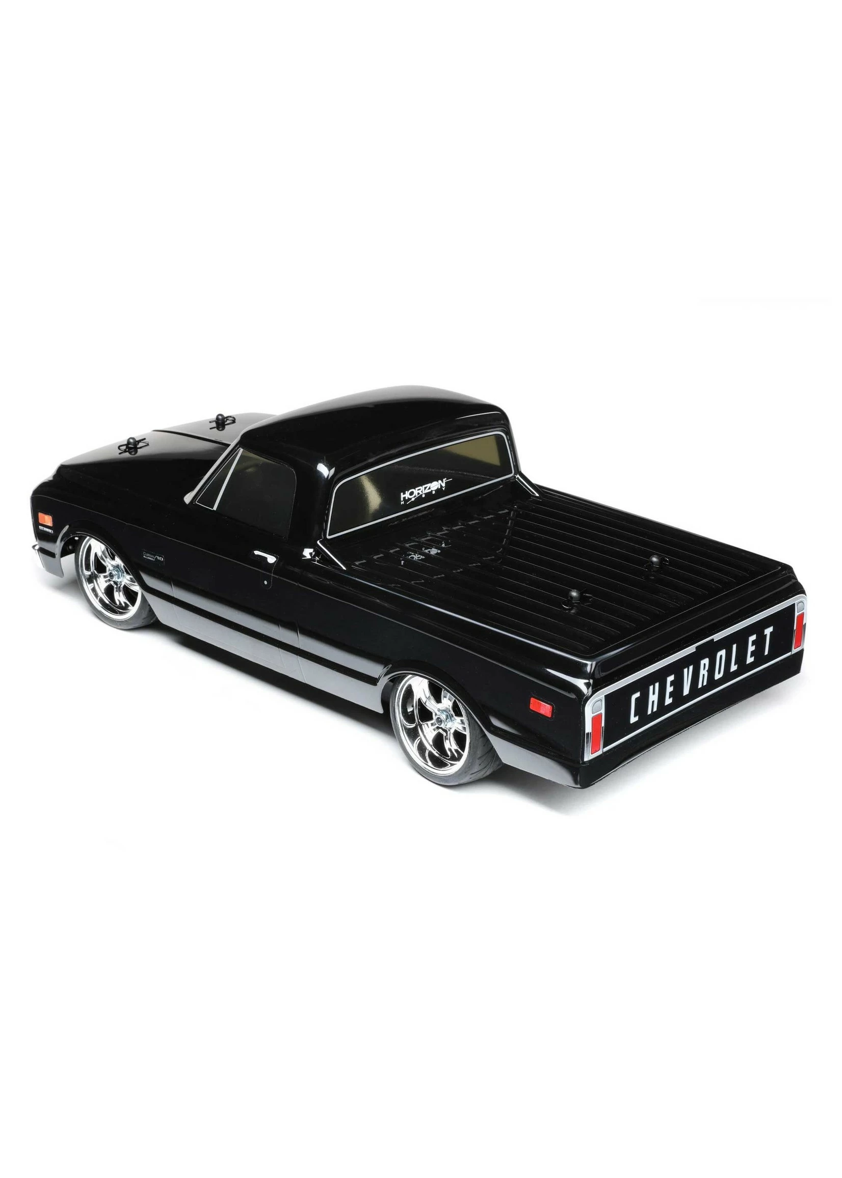 LOSI 1/10 1972 Chevy C10 Pickup Truck V100 AWD RTR - Black - Image 4