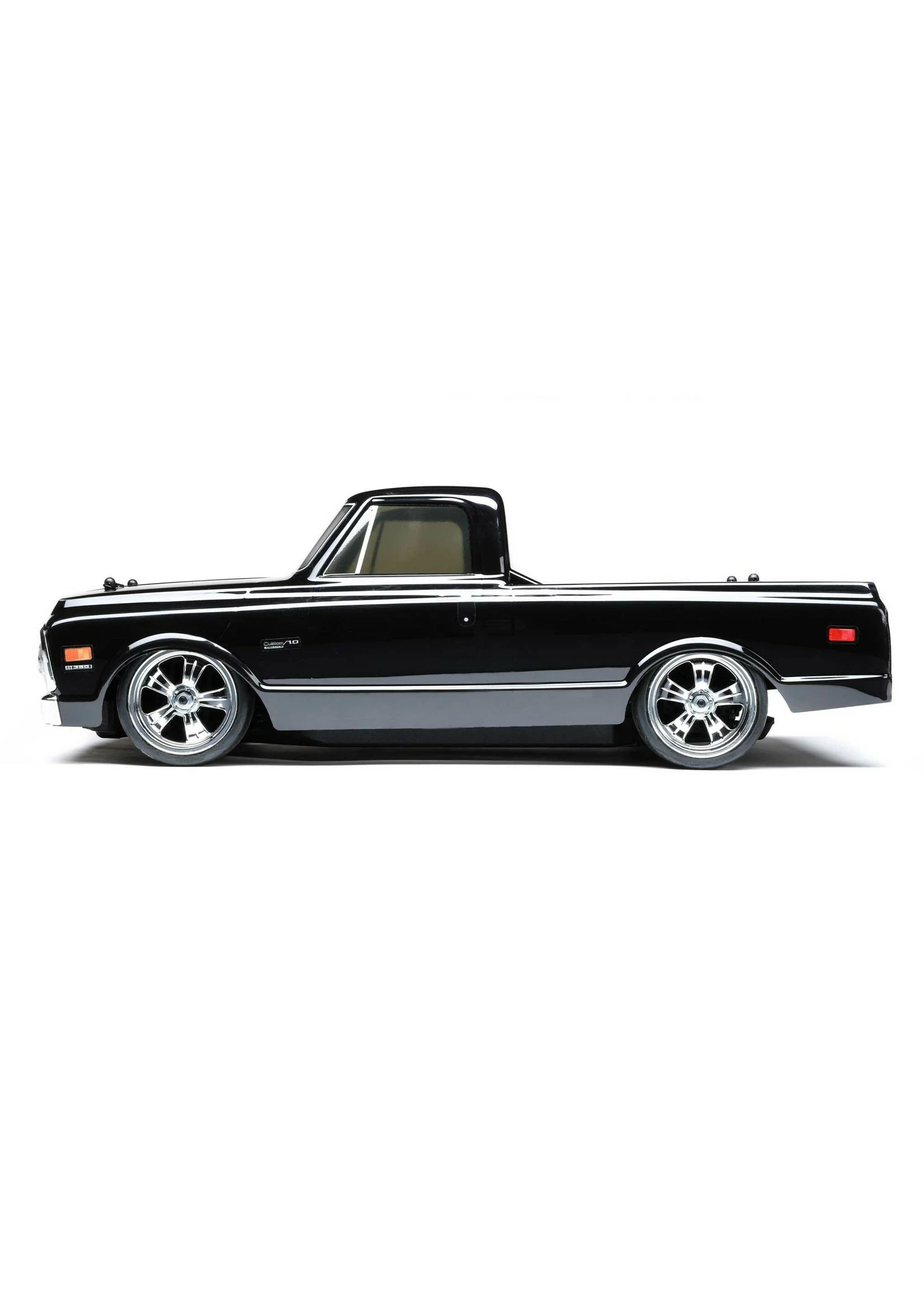 LOSI 1/10 1972 Chevy C10 Pickup Truck V100 AWD RTR - Black - Image 5