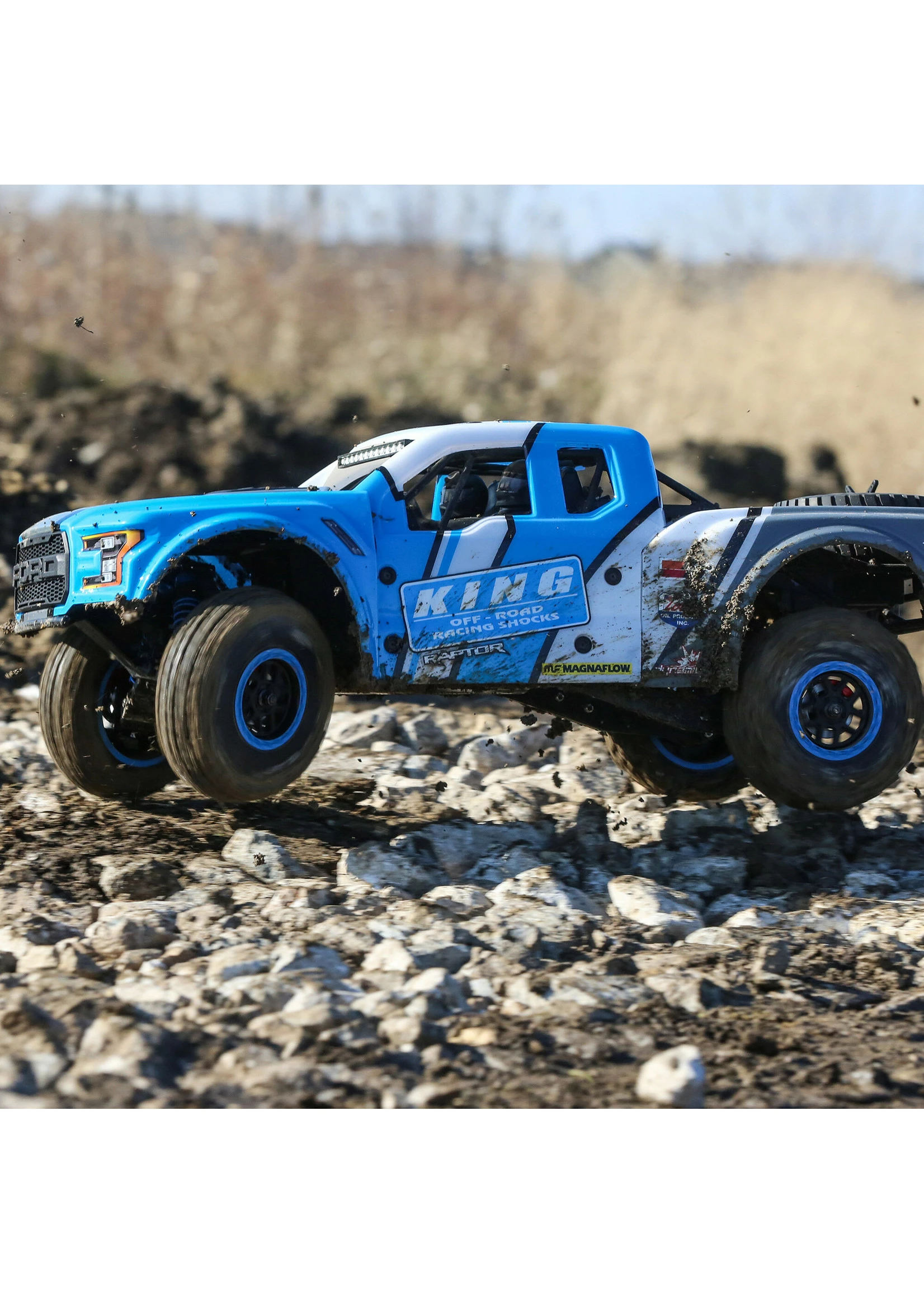 LOSI 1/10 King Shocks Ford Raptor Baja Rey 4WD Brushless RTR - Image 11