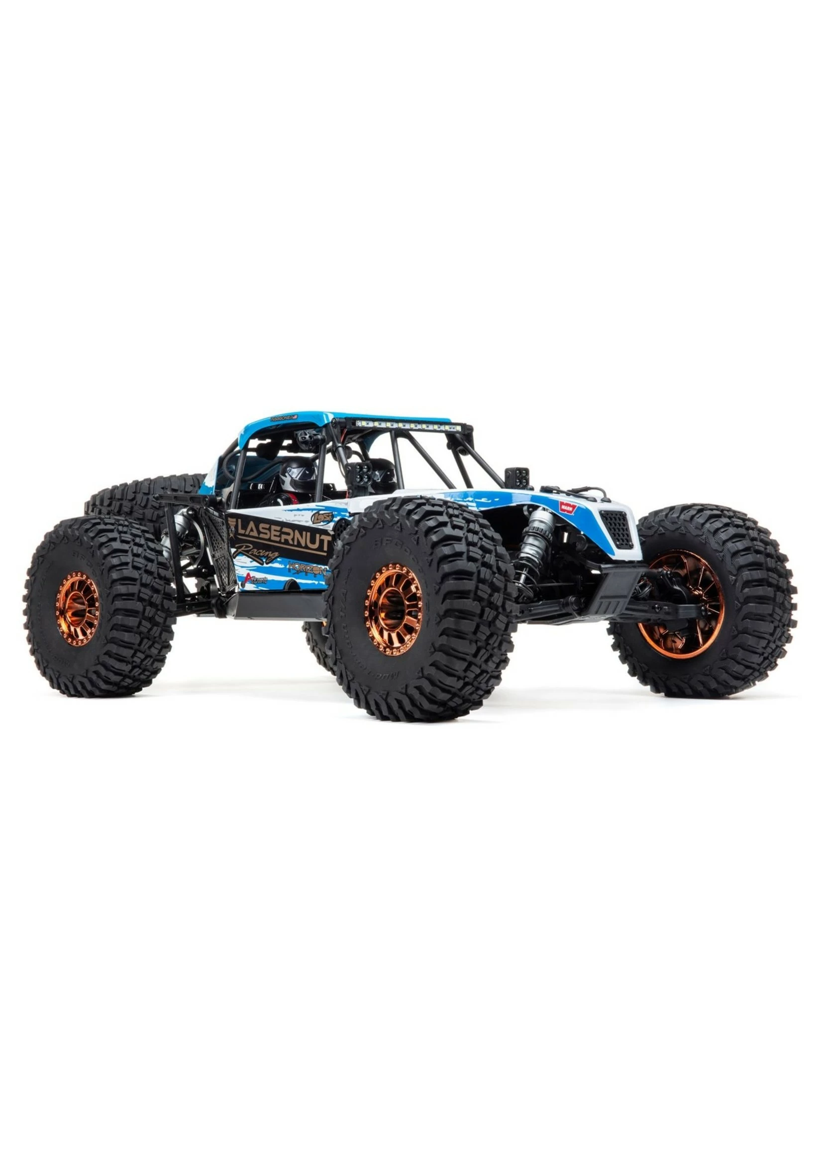 LOSI 1/10 Lasernut U4 4WD Brushless RTR With Smart ESC - Blue - Image 2