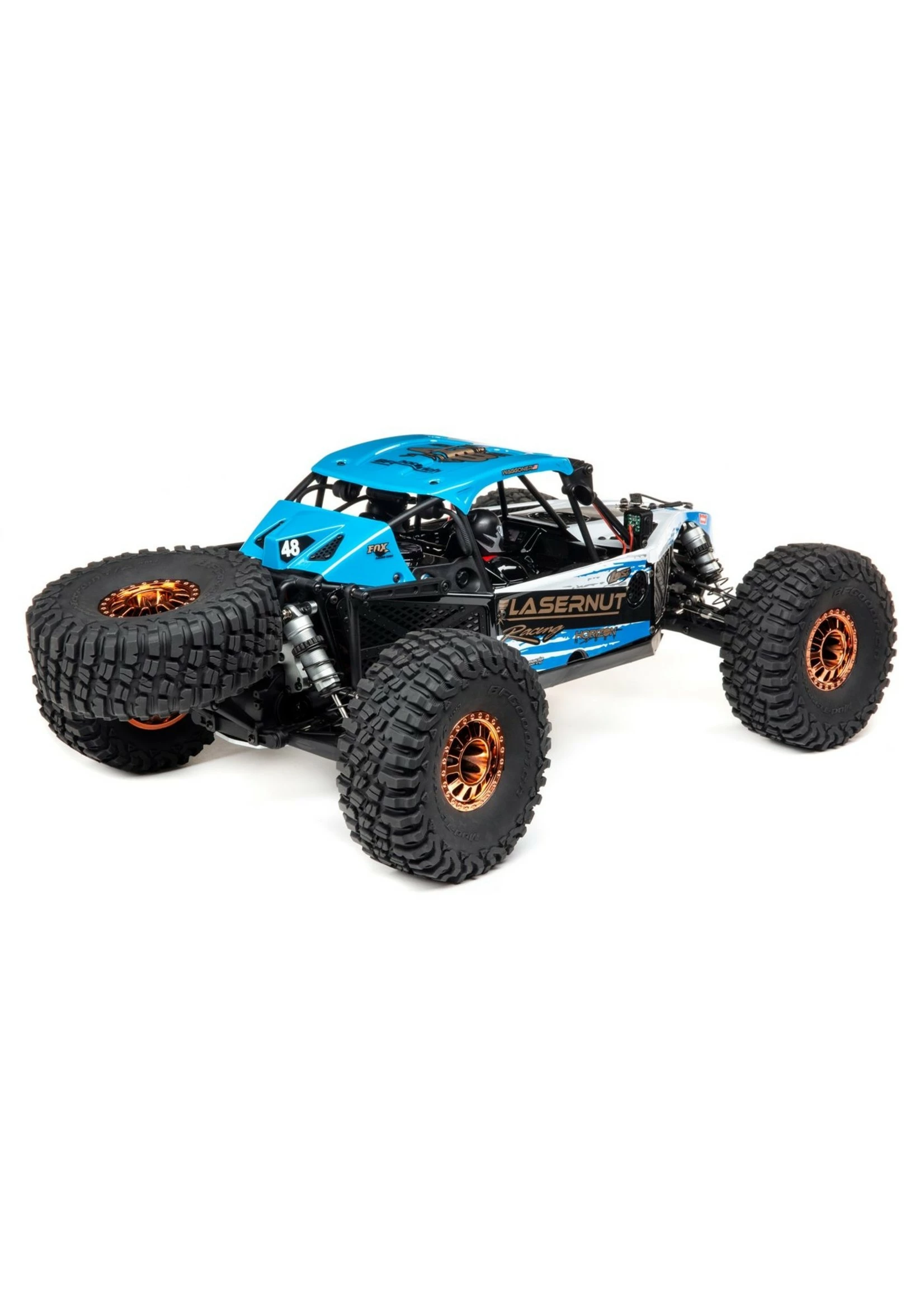 LOSI 1/10 Lasernut U4 4WD Brushless RTR With Smart ESC - Blue - Image 3