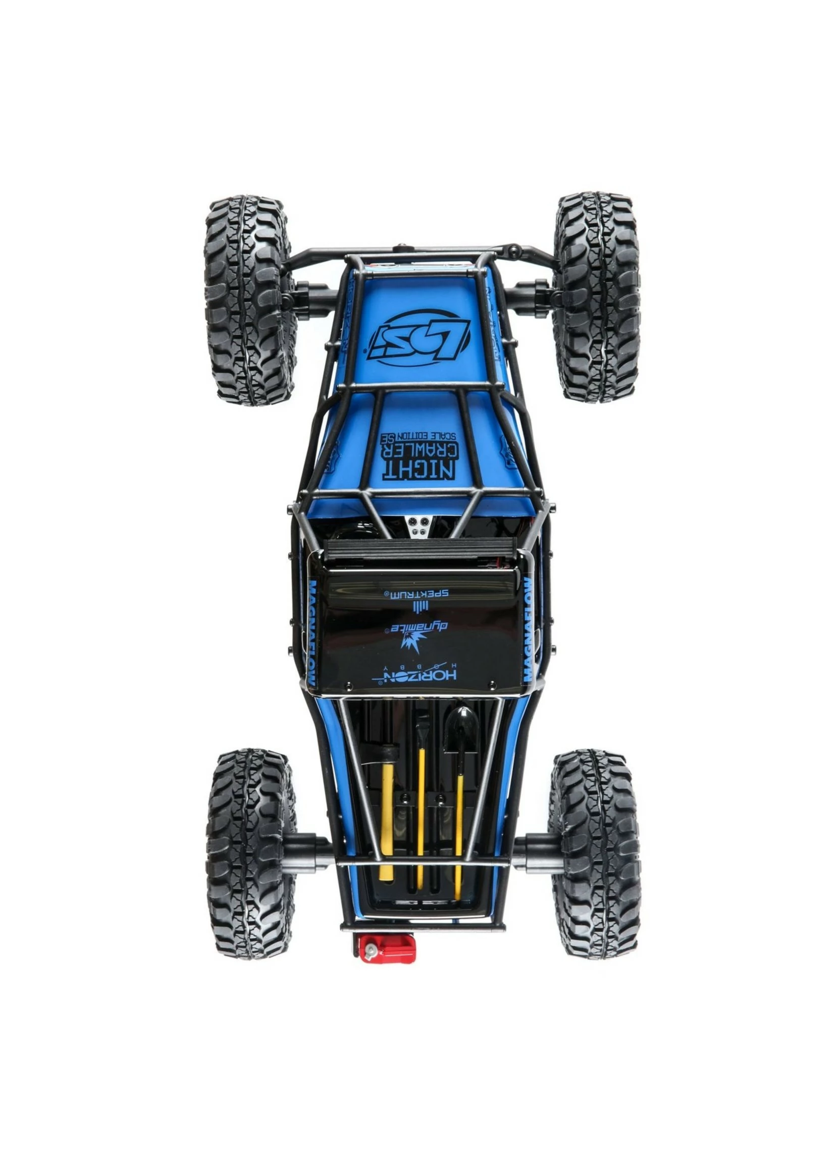 LOSI 1/10 Night Crawler SE 4WD Rock Crawler Brushed RTR - Blue - Image 5