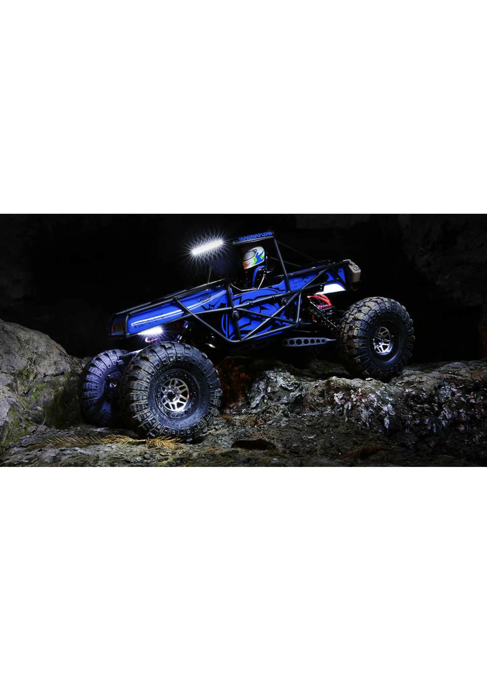 LOSI 1/10 Night Crawler SE 4WD Rock Crawler Brushed RTR - Blue - Image 7