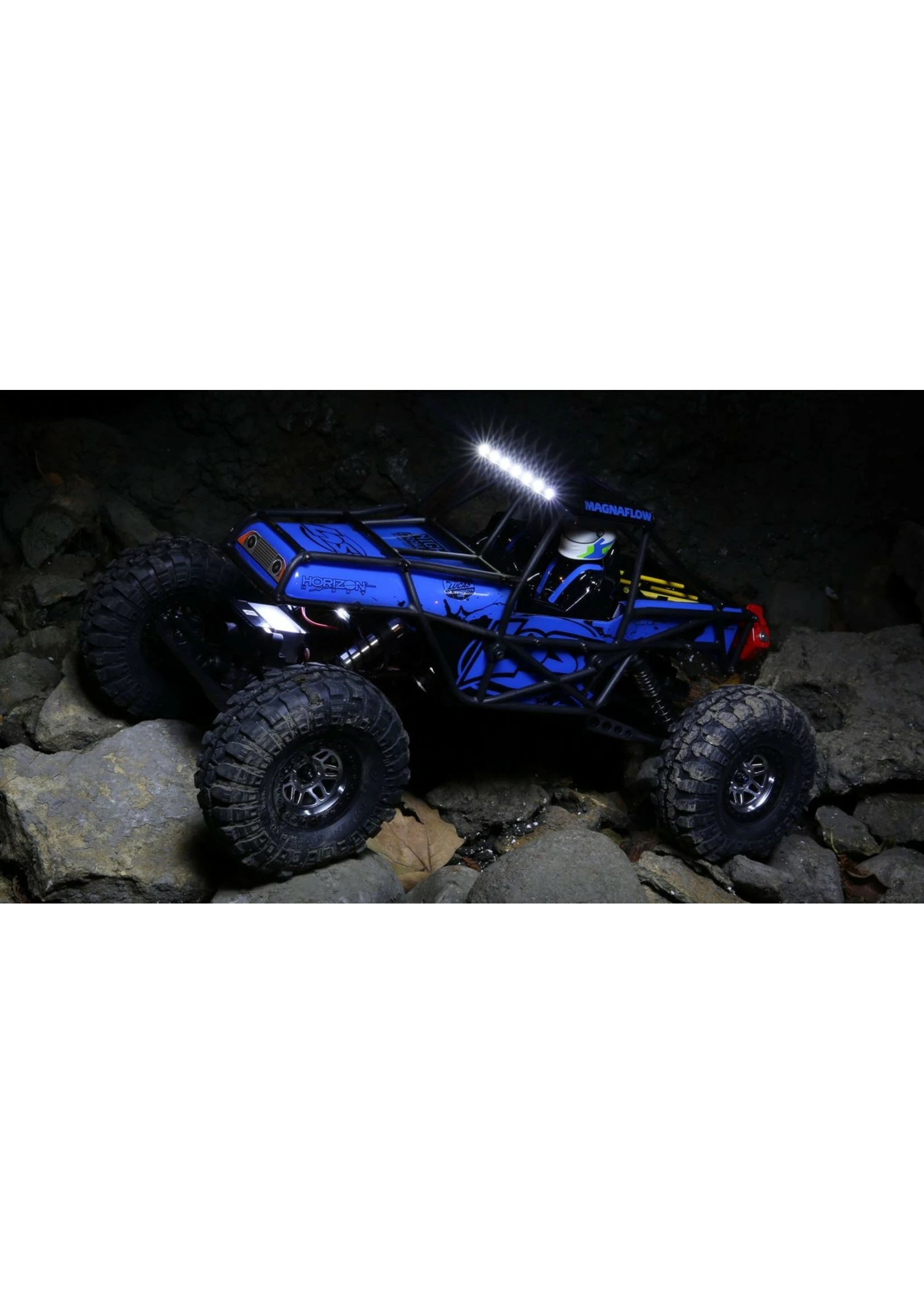 LOSI 1/10 Night Crawler SE 4WD Rock Crawler Brushed RTR - Blue - Image 8