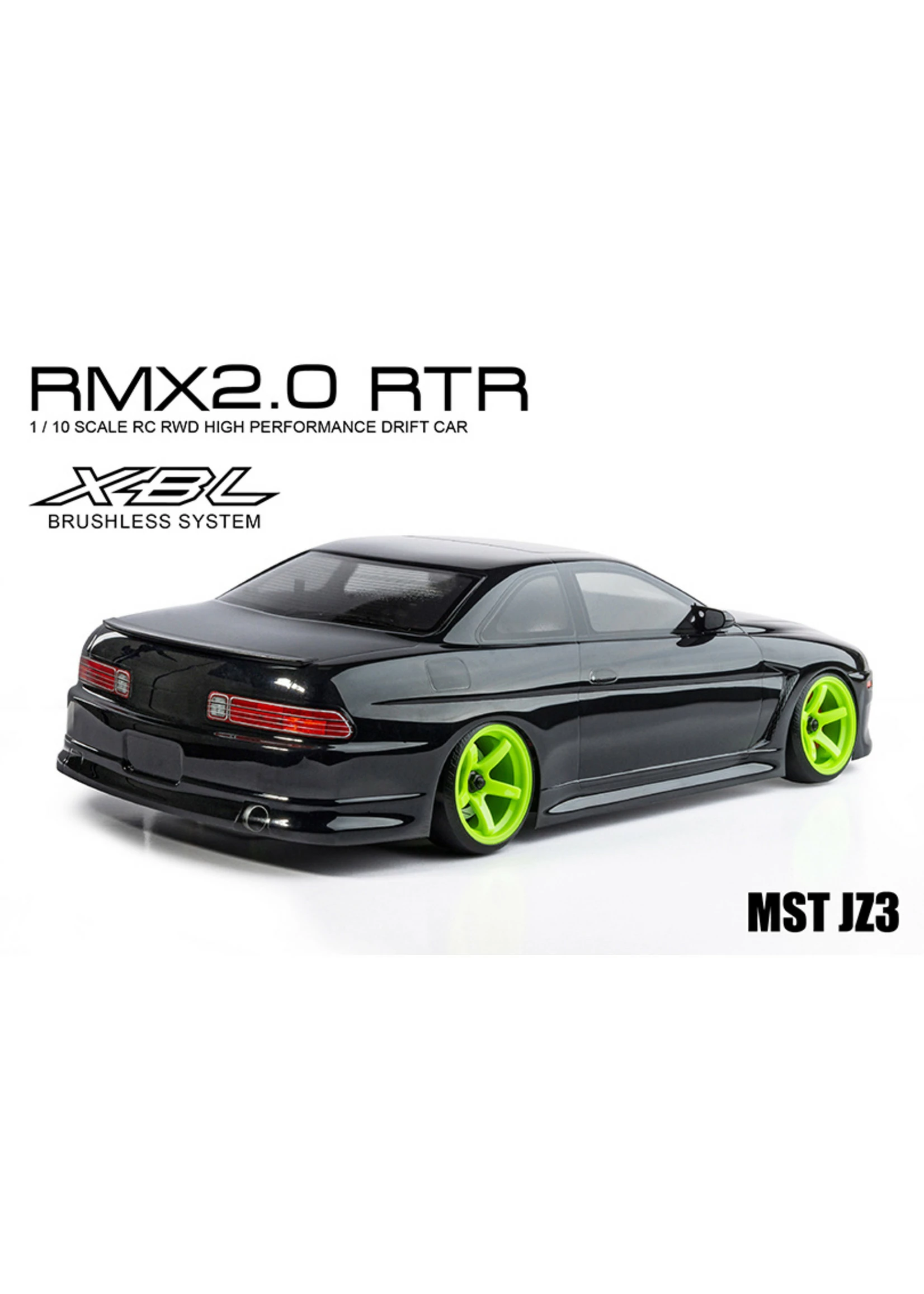 MST 1/10 RMX 2.0 2WD Brushless RTR Drift Car JZ3 Body - Black - Image 2