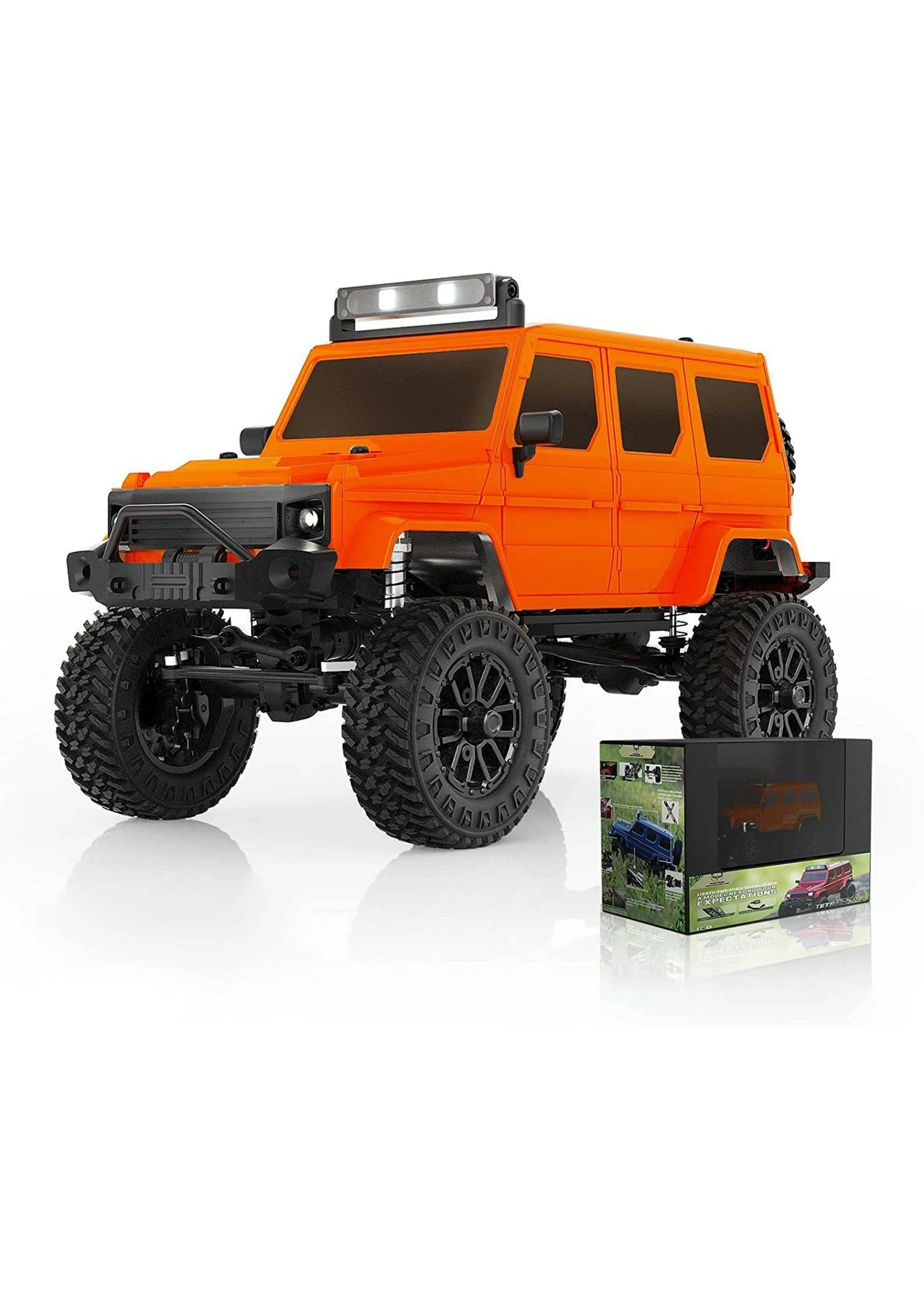 Panda 1/24 Tetra24 X3 Portal Edition RTR Scale Mini Crawler - Orange