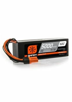 Spektrum SPMX50003S50H3 - 11.1V 5000mAh 3S 50C Smart Hardcase LiPo Battery: IC3