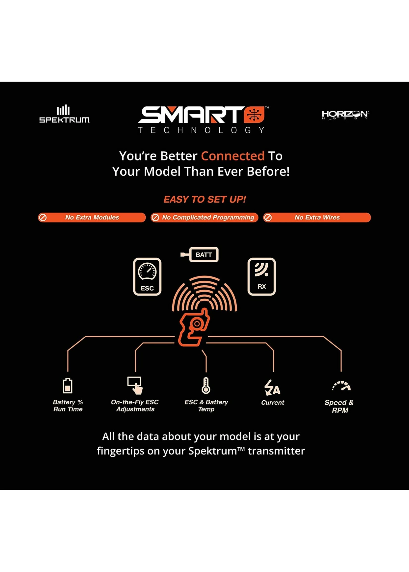 Spektrum SPMXSE1150 - Firma 150 Amp Brushless Smart ESC - 3S-6S - Image 6
