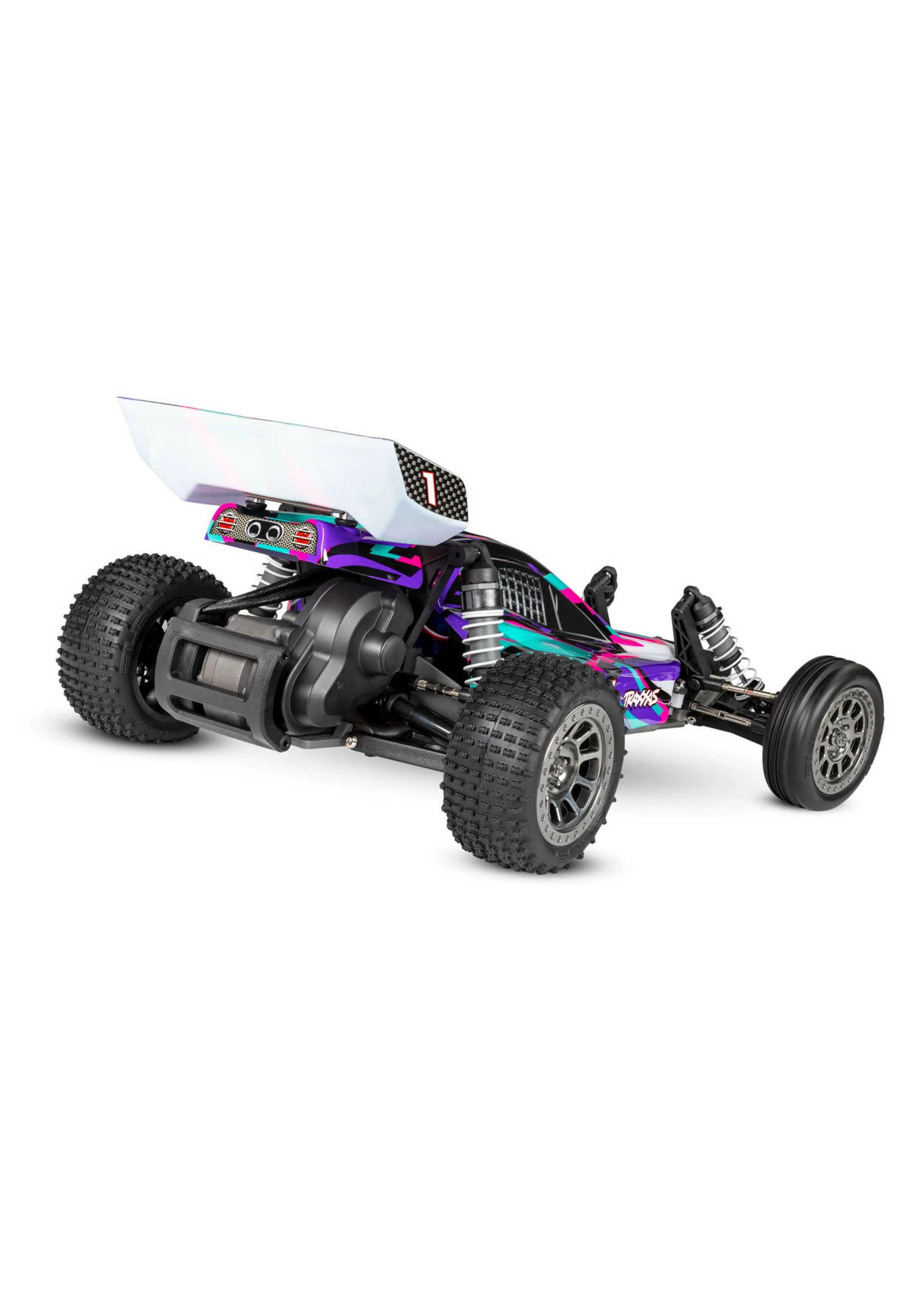 Traxxas 1/10 Bandit VXL RTR Buggy With Magnum 272R - Purple - Image 3