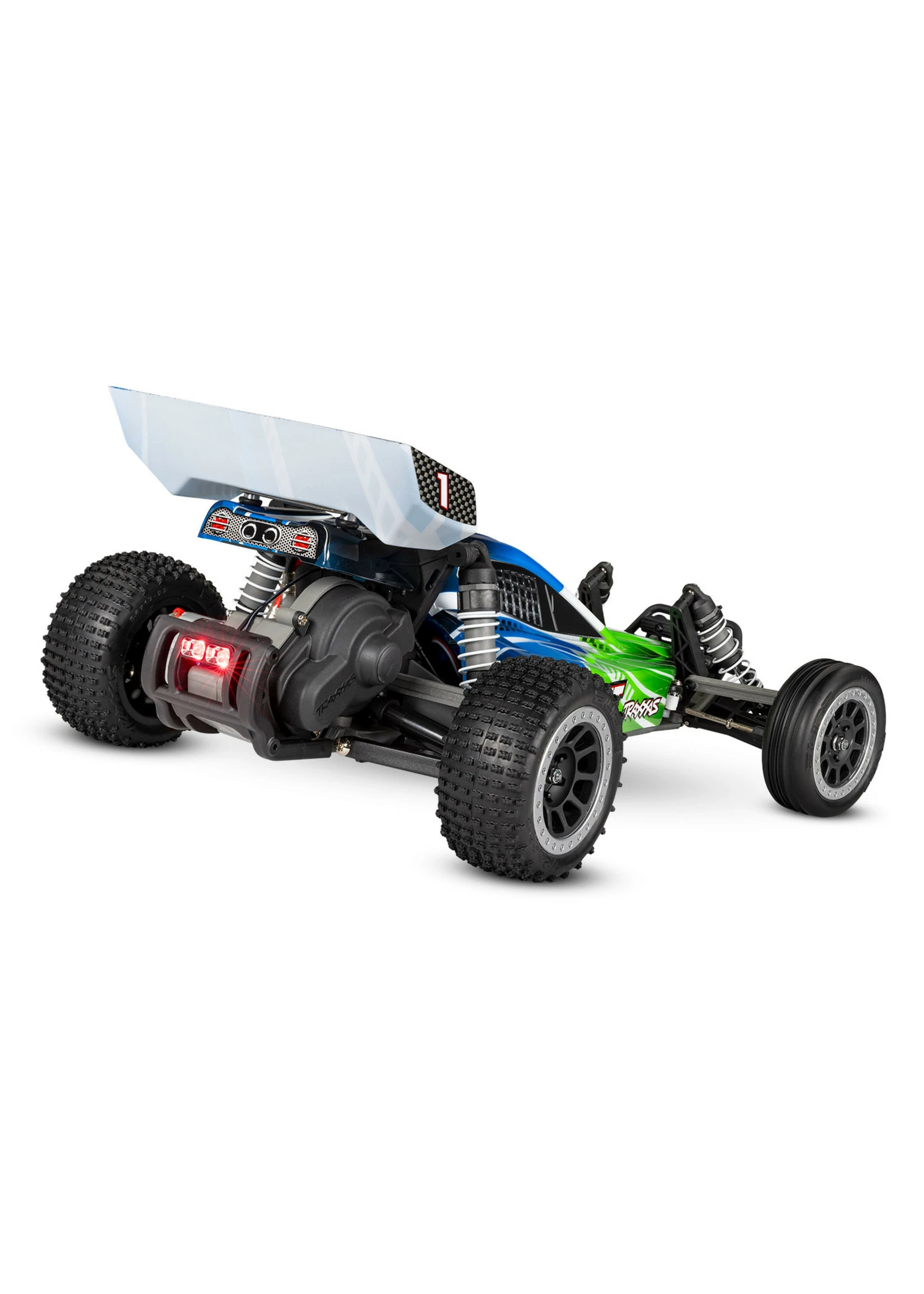 Traxxas 1/10 BanditĀ® XL-5 2WD RTR Off-Road Buggy - Green/Blue - Image 3