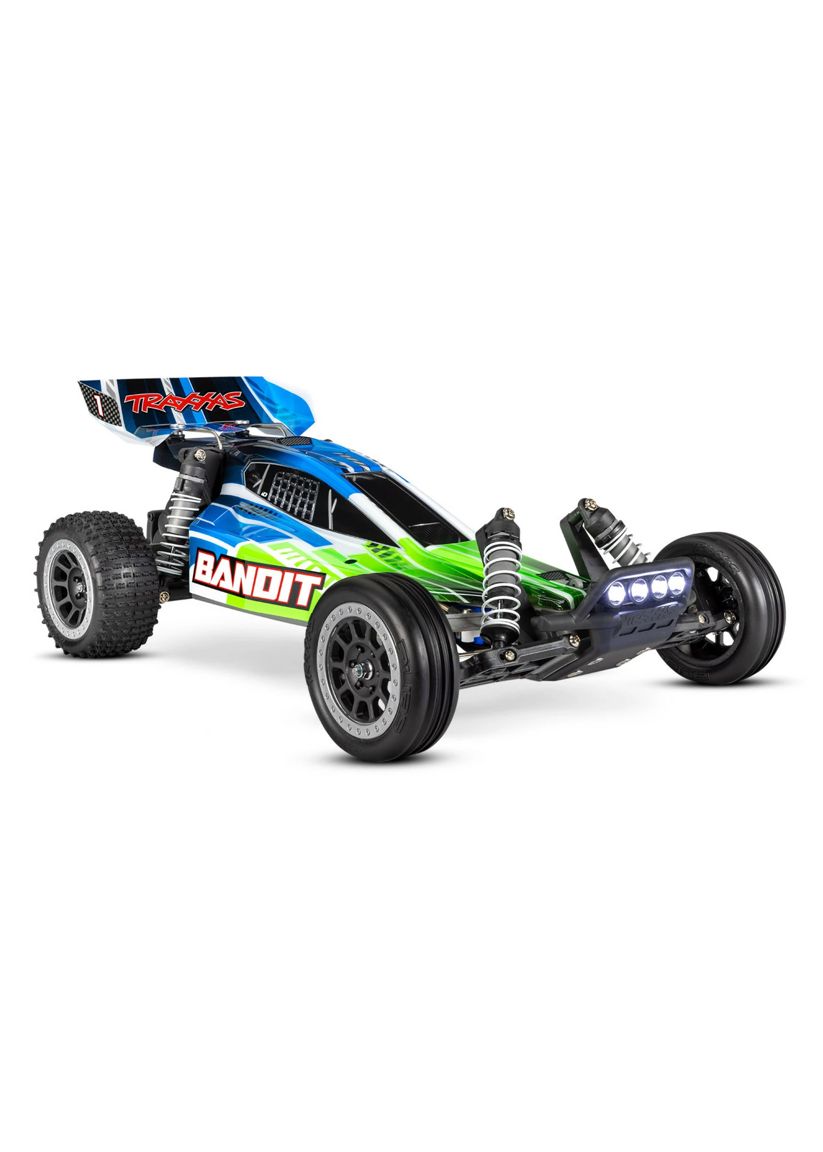 Traxxas 1/10 BanditĀ® XL-5 2WD RTR Off-Road Buggy - Green/Blue