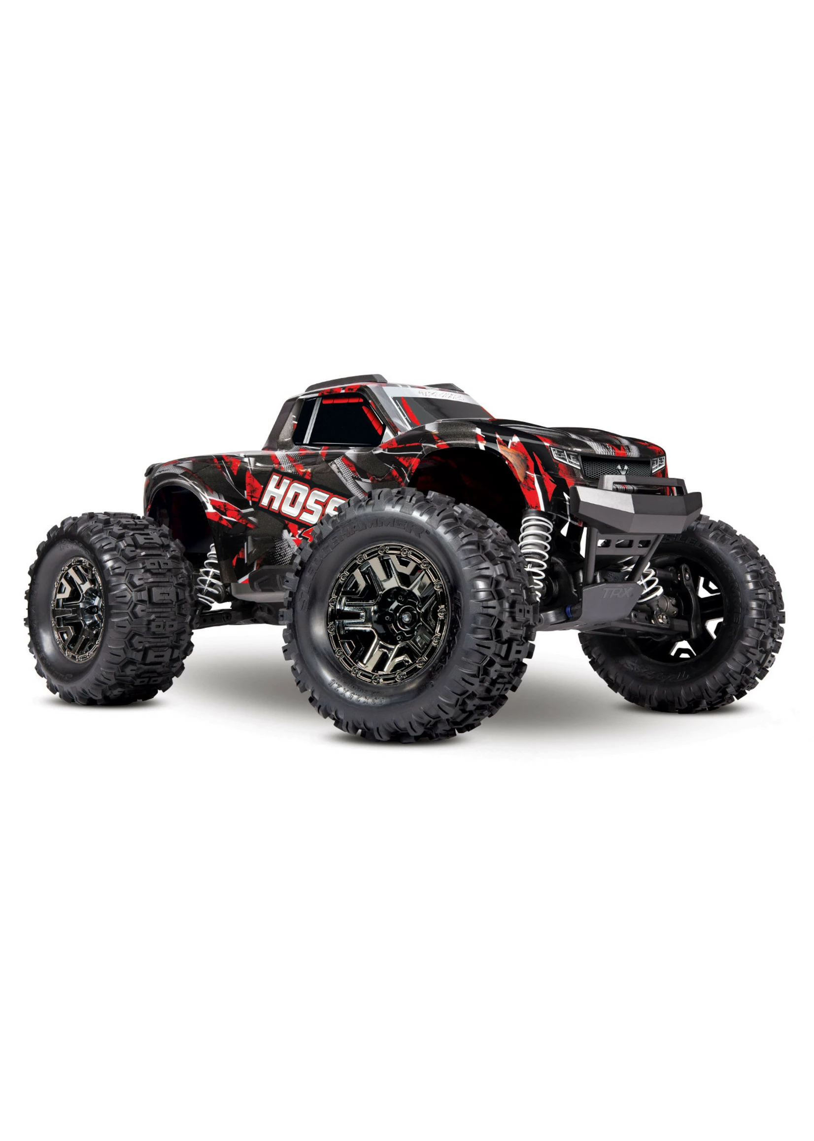 Traxxas 1/10 Hoss 4X4 VXL RTR Monster Truck - Shadow Red - Image 2