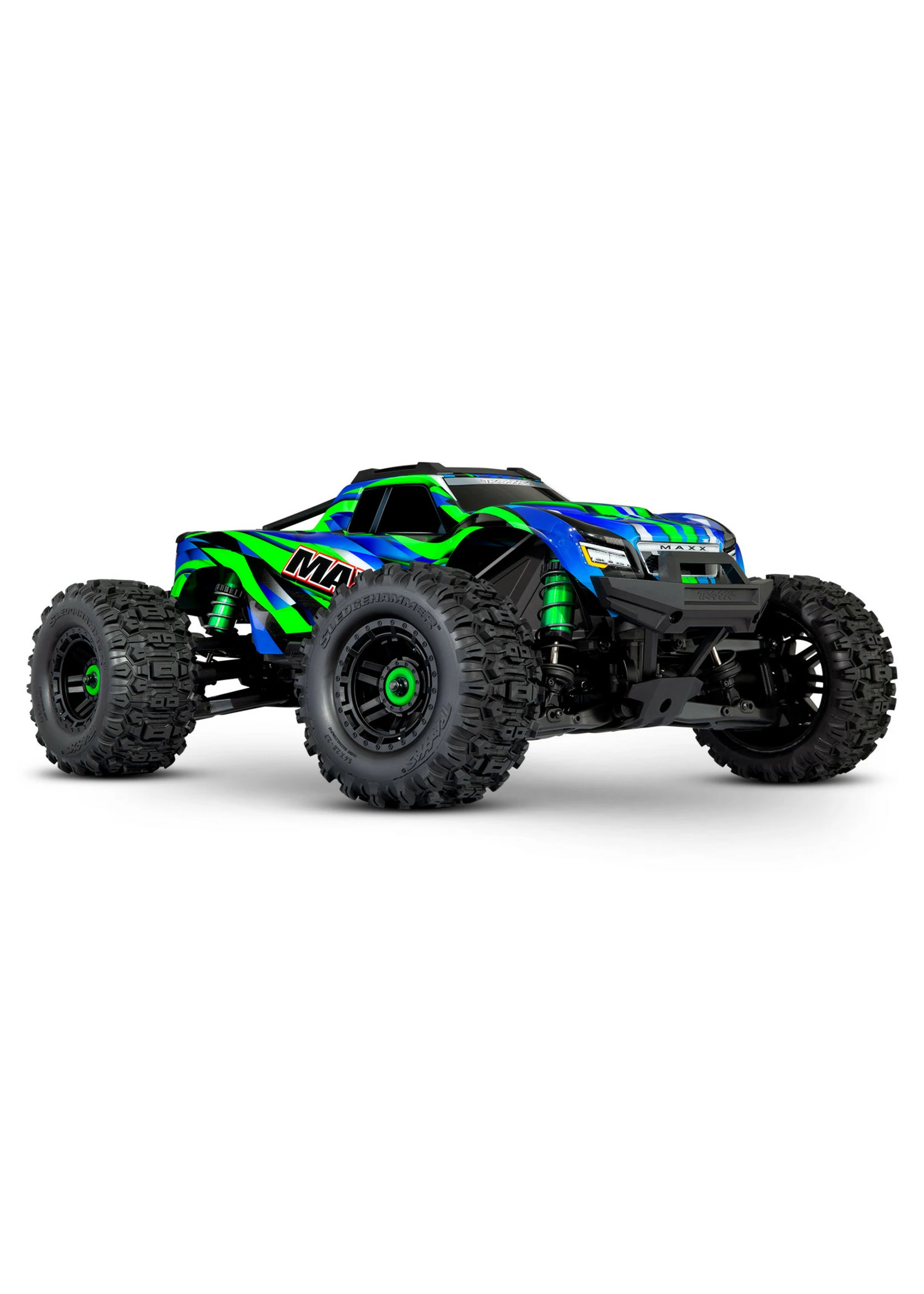 Traxxas 1/10 Maxx RTR Monster Truck With WideMaxx - Green