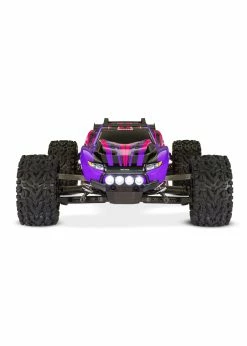 Traxxas 1/10 Rustler 4X4 RTR Stadium Truck With Lights - Pink