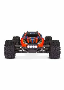 Traxxas 1/10 Rustler 4X4 RTR Stadium Truck With Lights - Red