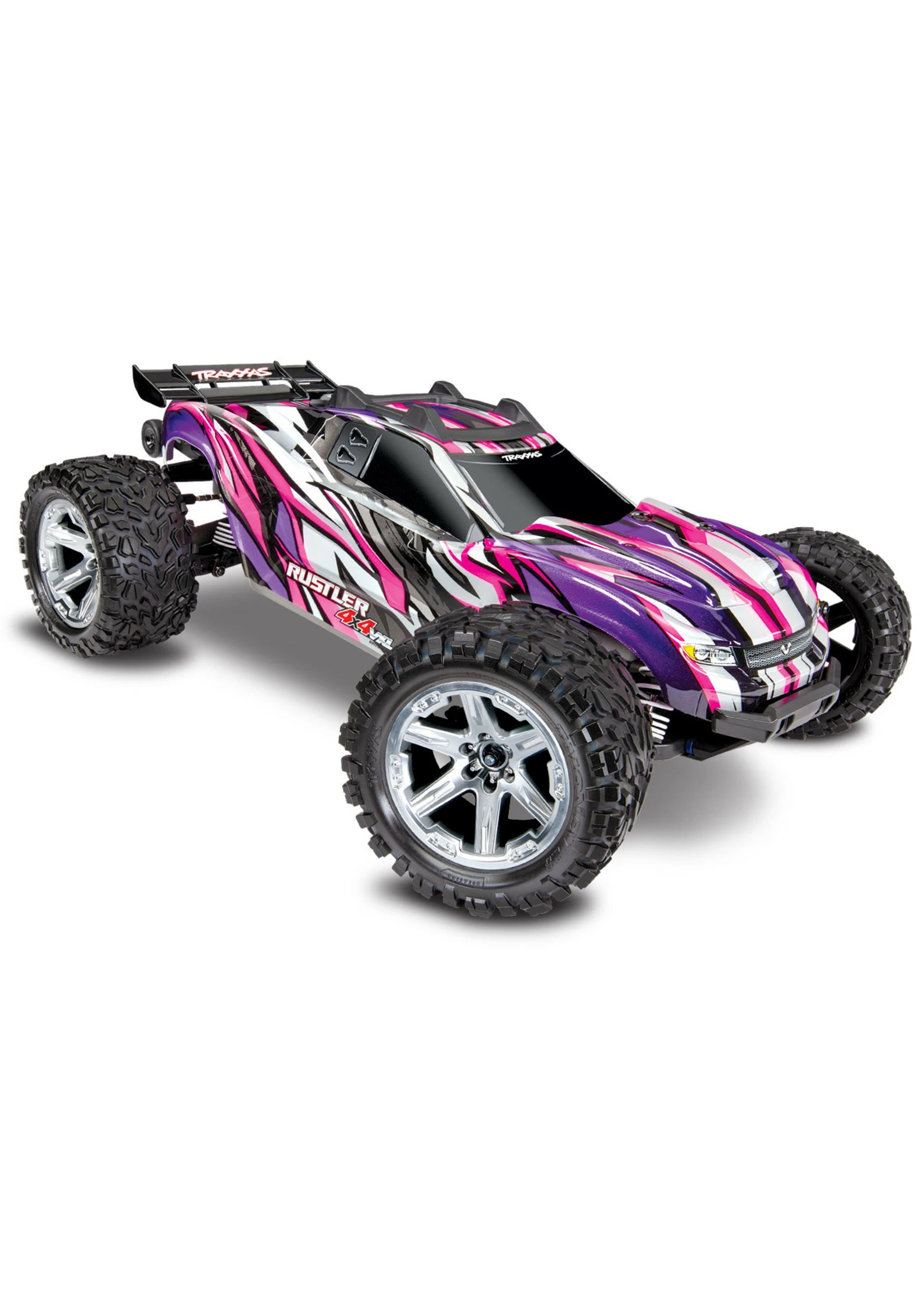 Traxxas 1/10 Rustler 4X4 VXL Brushless RTR 4WD Stadium Truck - Pink