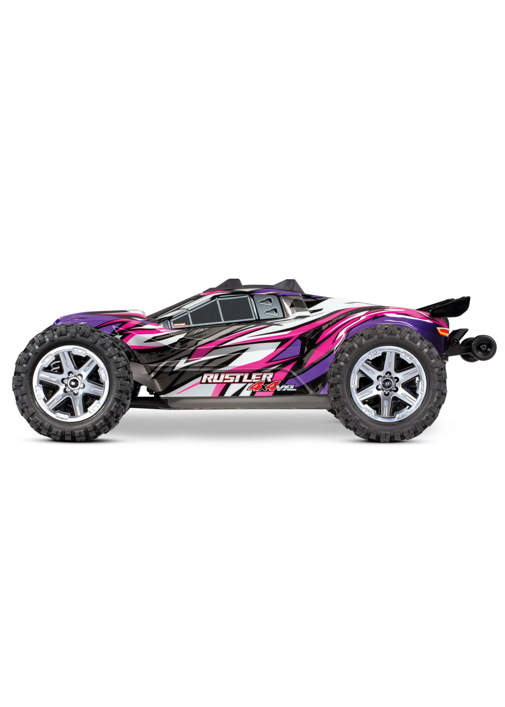 Traxxas 1/10 Rustler 4X4 VXL Brushless RTR 4WD Stadium Truck - Pink - Image 3