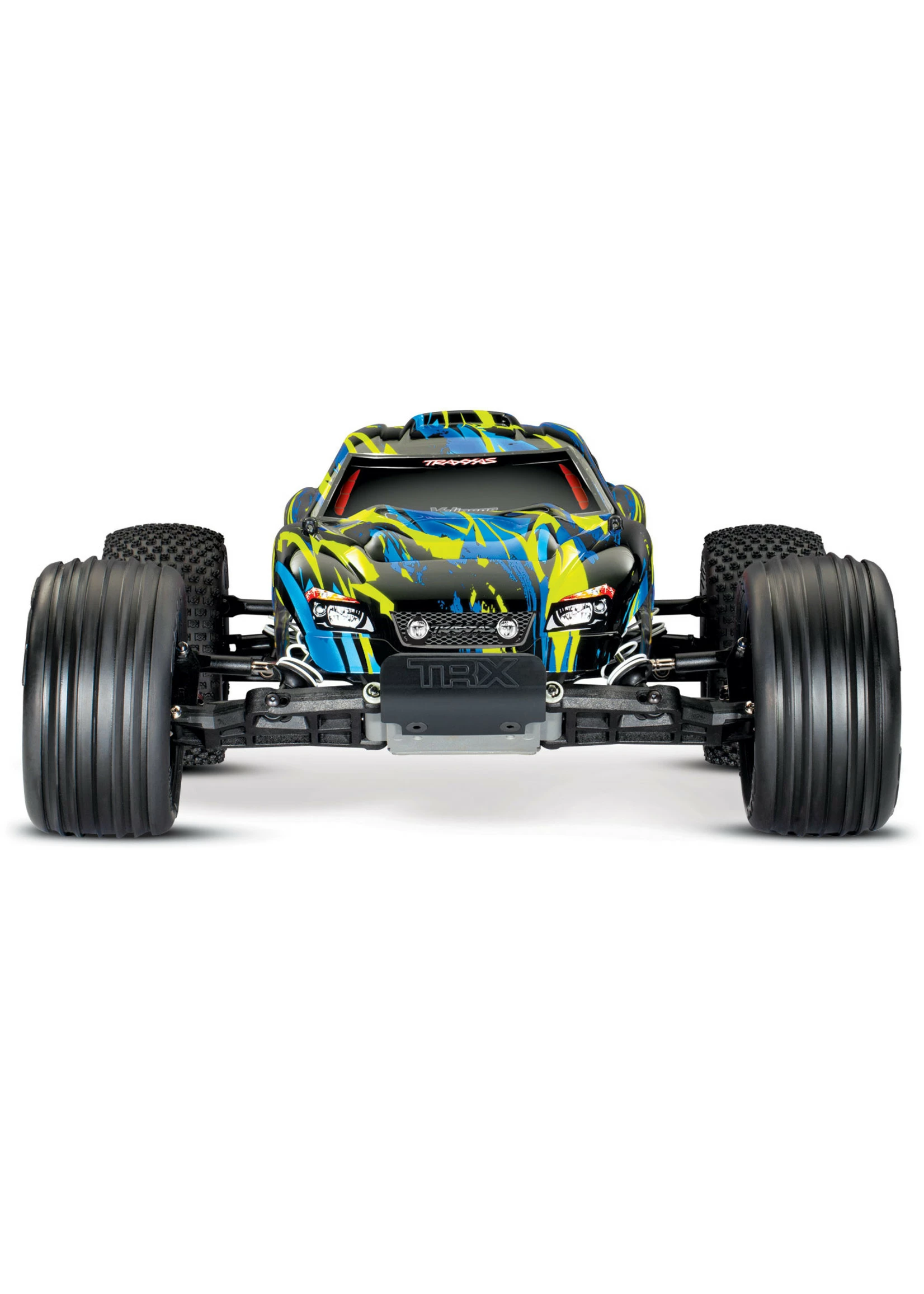 Traxxas 1/10 Rustler VXL RTR 2WD Brushless Stadium Truck - Yellow - Image 2