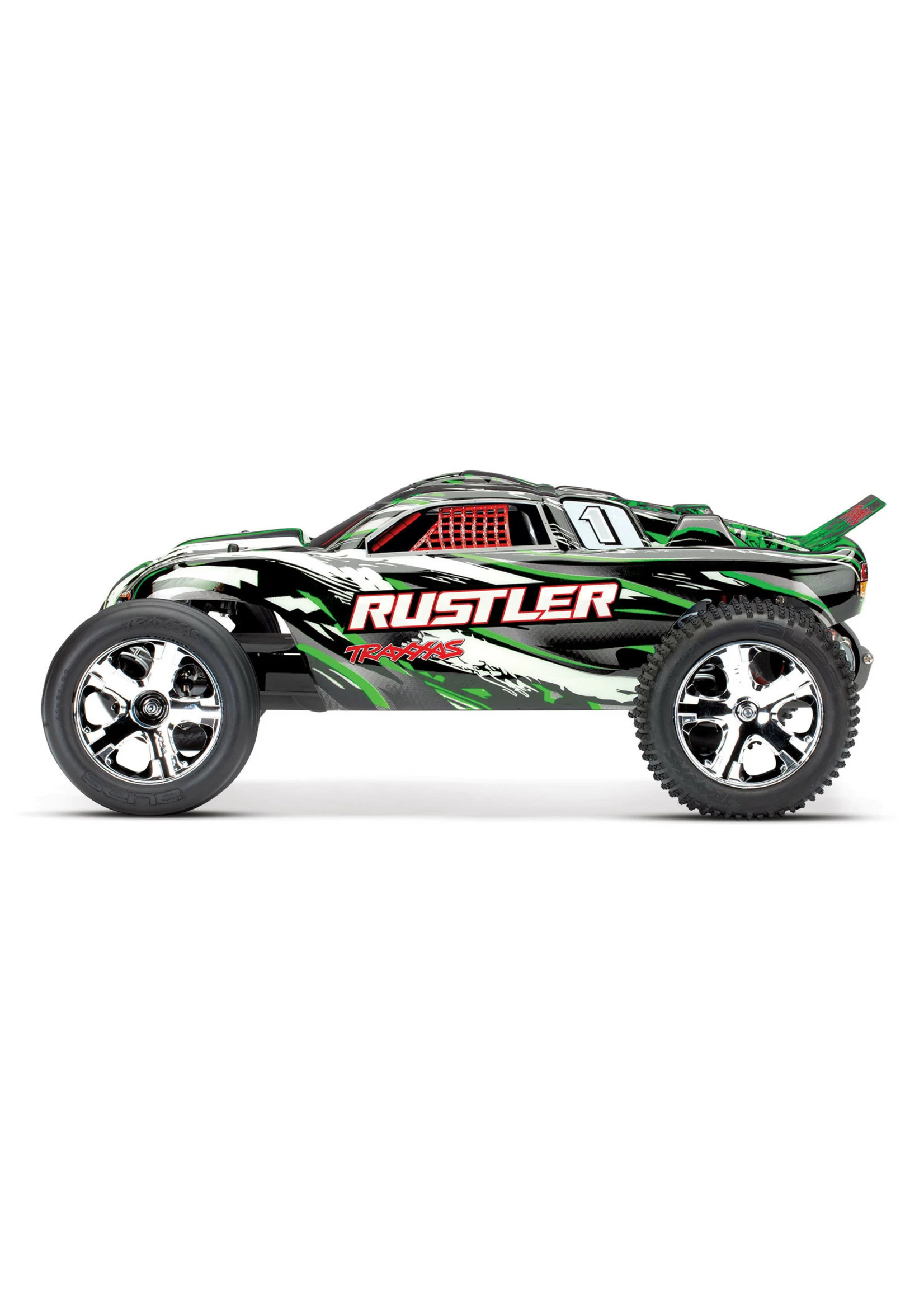 Traxxas 1/10 Rustler XL-5 2WD RTR Stadium Truck - Green - Image 3