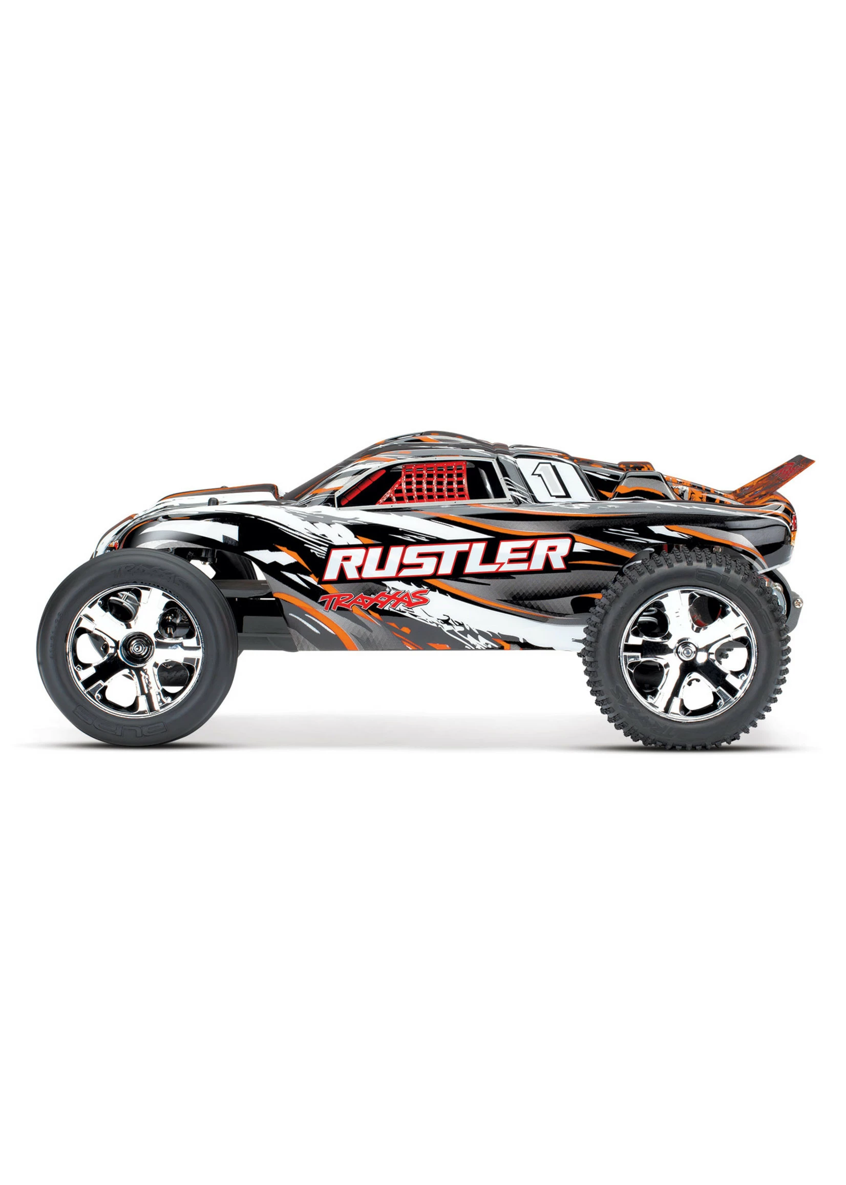Traxxas 1/10 Rustler XL-5 2WD Stadium Truck - Orange - Image 3