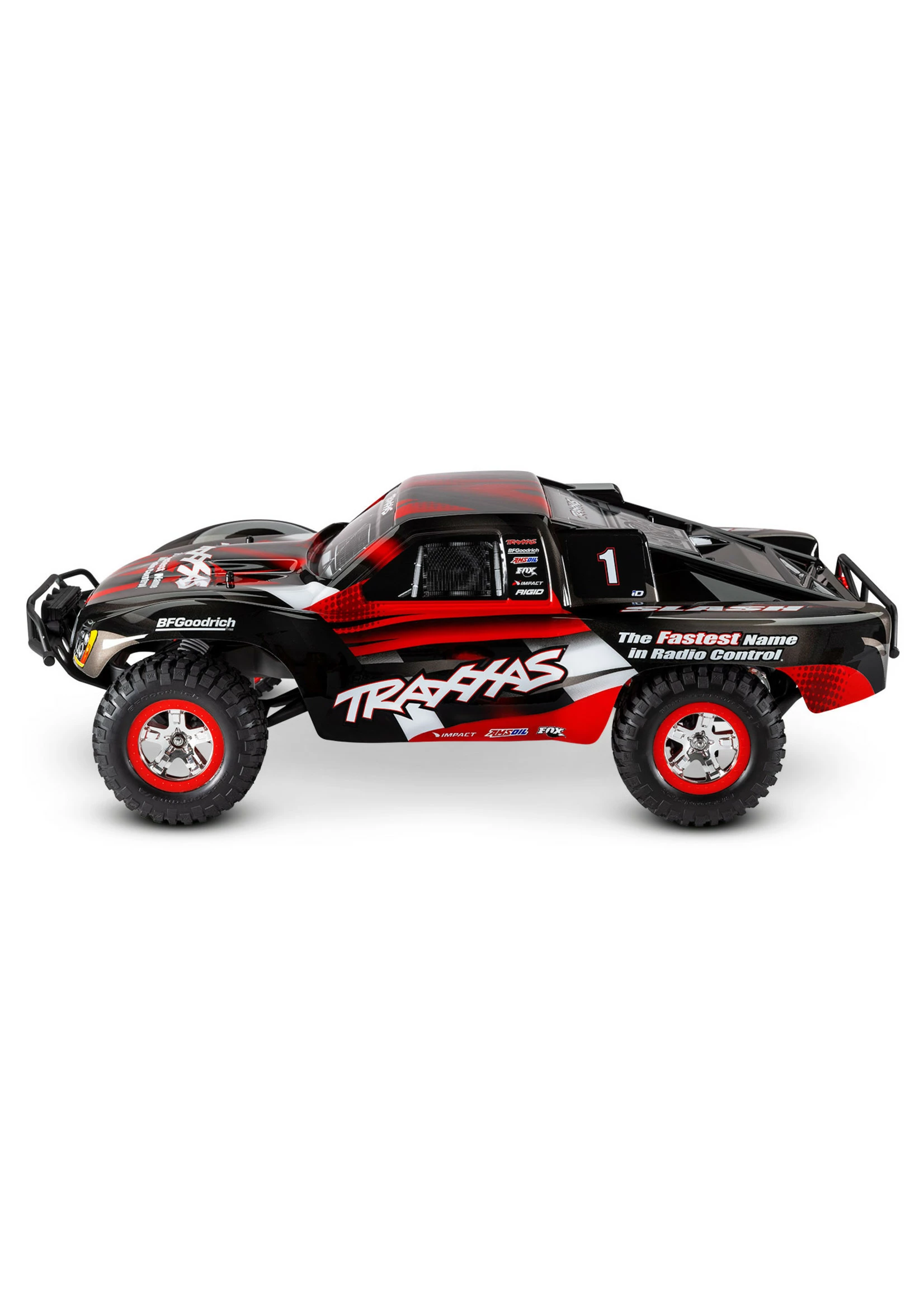 Traxxas 1/10 Slash 2WD RTR Short-Course Race Truck With Lights - Red - Image 3