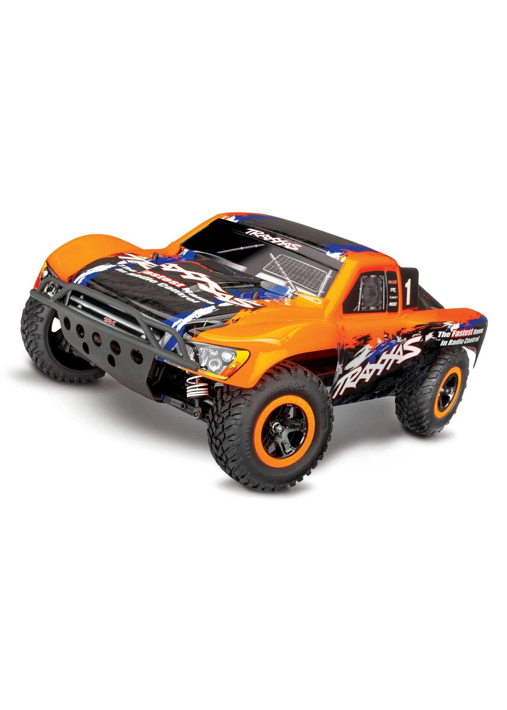 Traxxas 1/10 Slash 4X4 VXL TSM 4WD Brushless RTR Short Course Truck - Orange