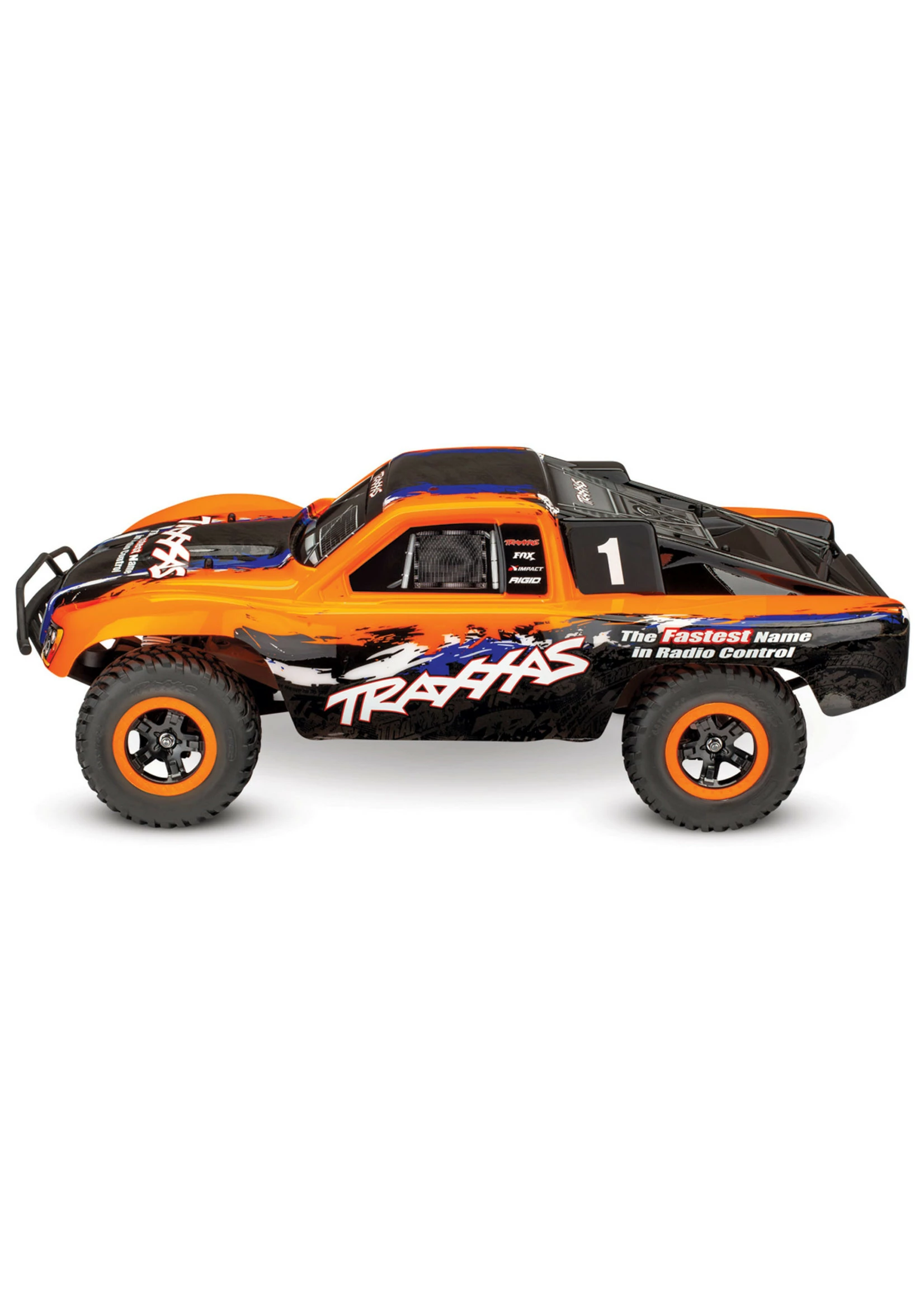 Traxxas 1/10 Slash 4X4 VXL TSM 4WD Brushless RTR Short Course Truck - Orange - Image 3