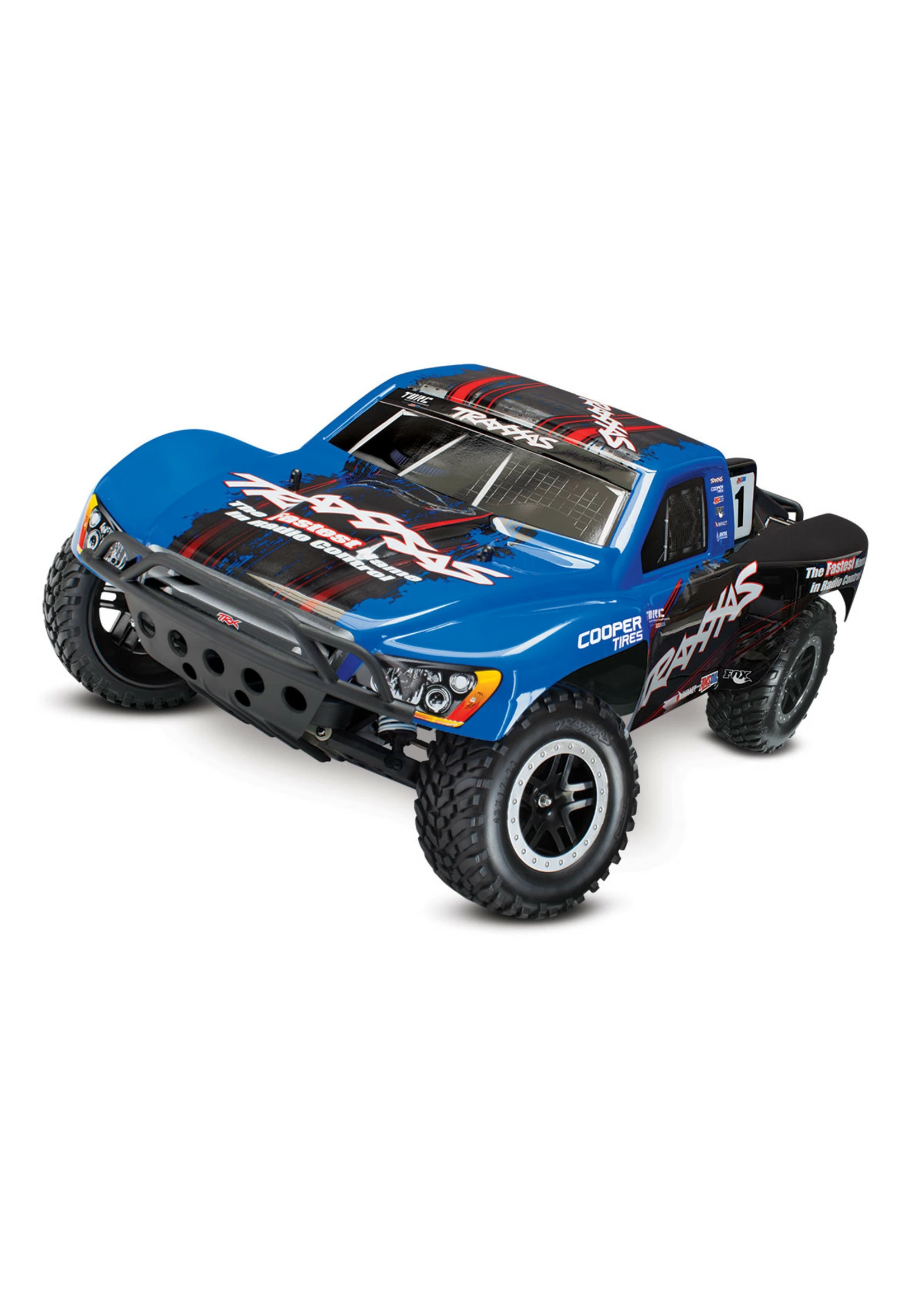 Traxxas 1/10 Slash VXL TSM 2WD Brushless RTR Short Course Truck - Blue