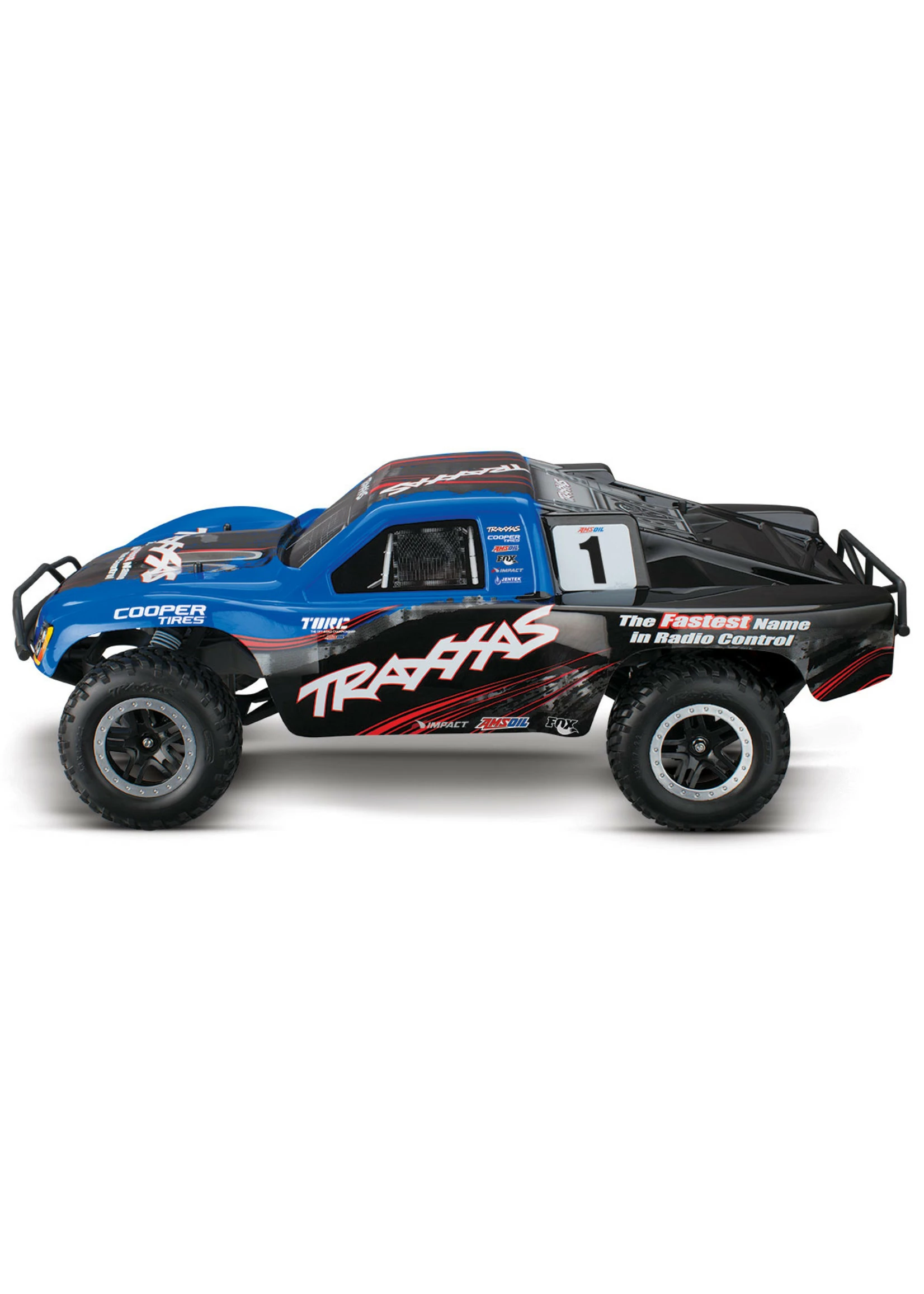Traxxas 1/10 Slash VXL TSM 2WD Brushless RTR Short Course Truck - Blue - Image 3