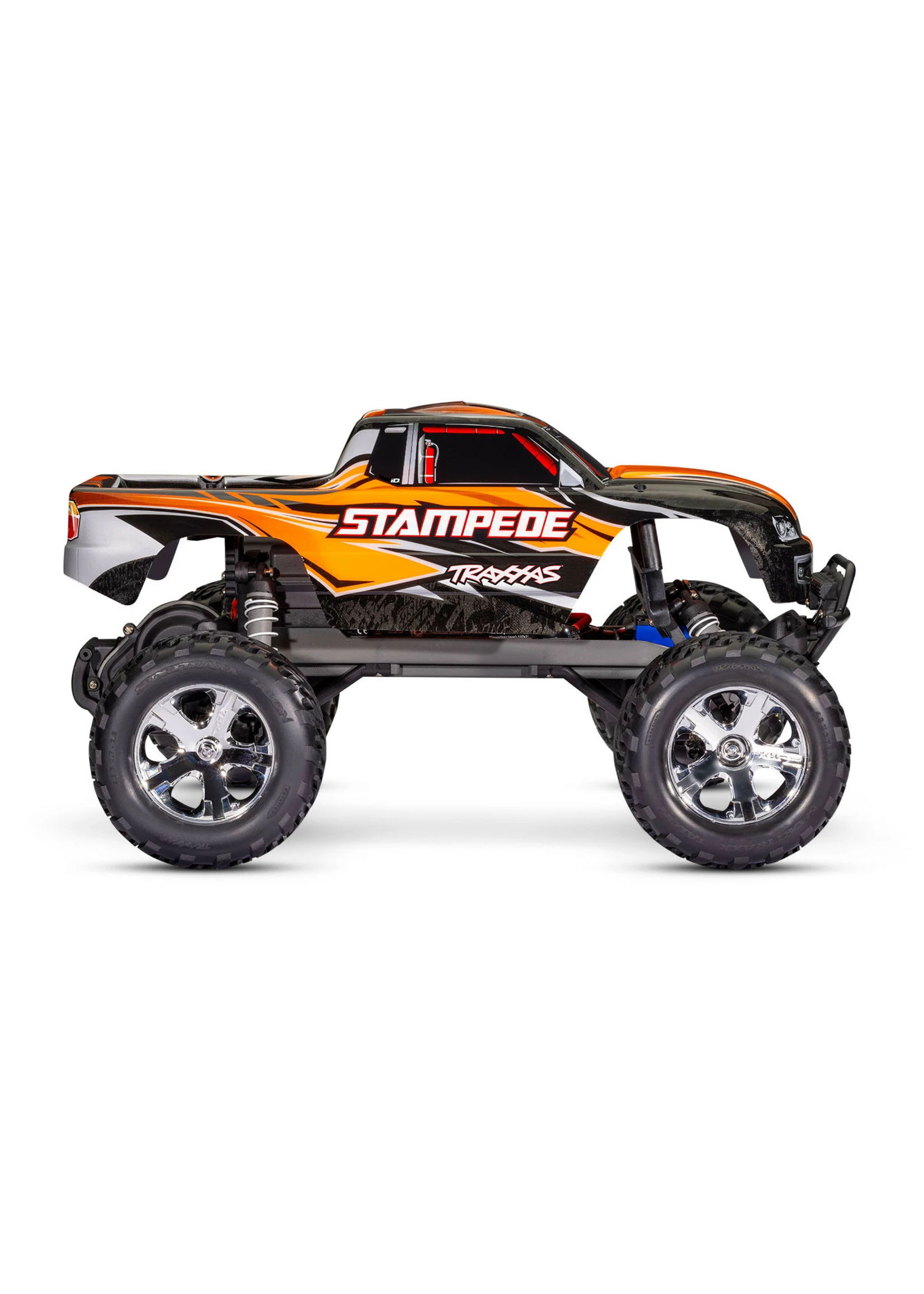 Traxxas 1/10 Stampede 2WD RTR Monster Truck With Lights - Orange - Image 4