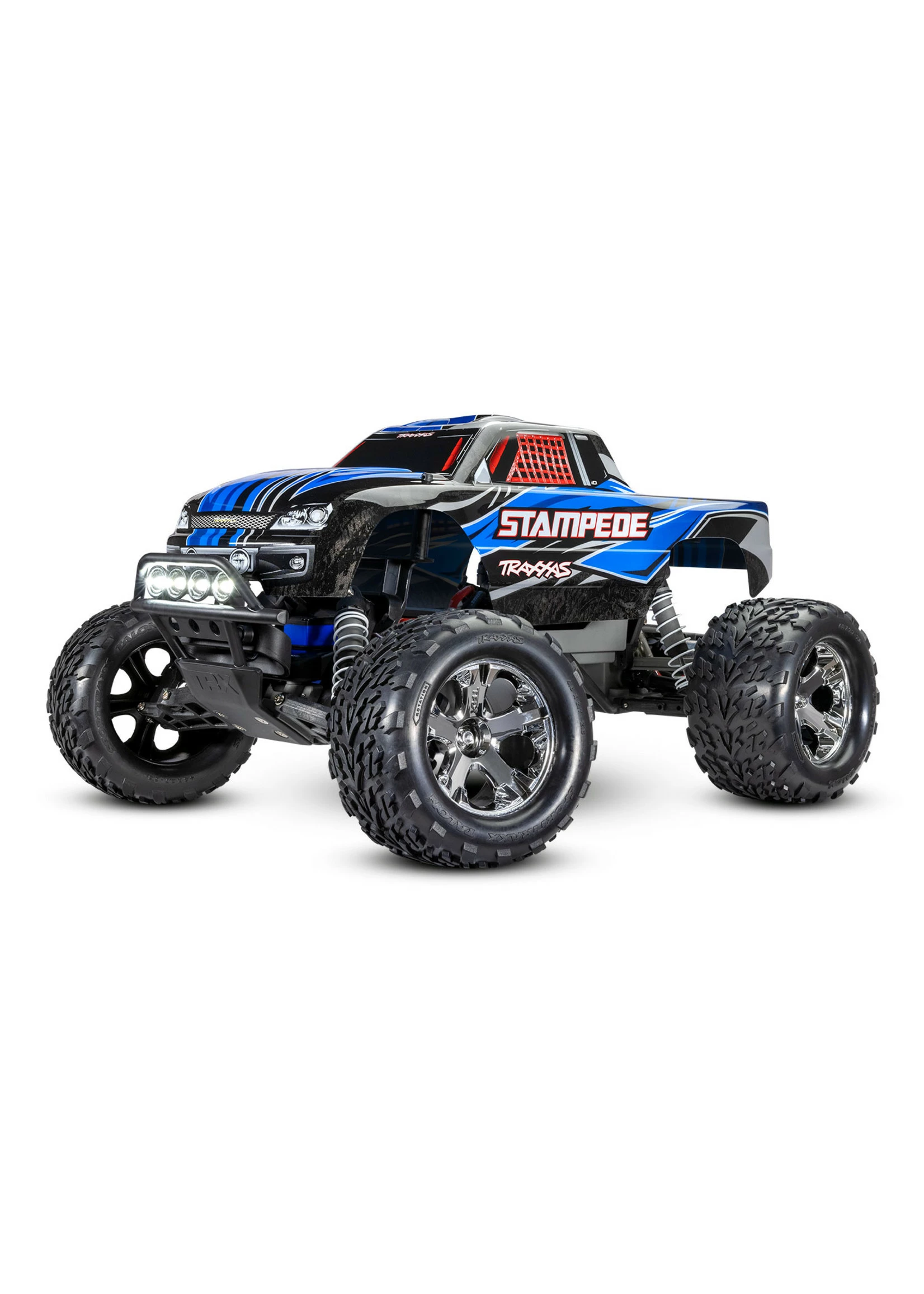 Traxxas 1/10 Stampede 2WD RTR Monster Truck With Lights - Blue