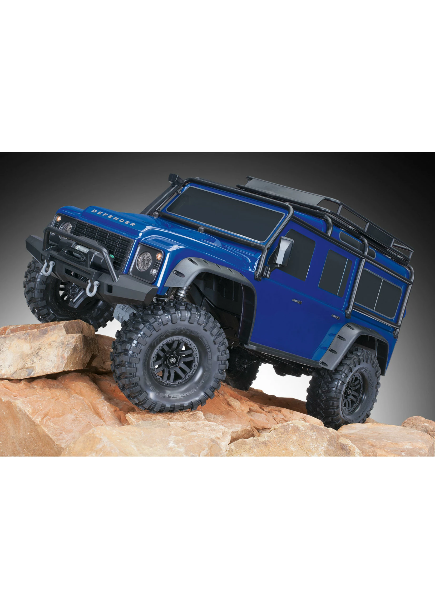 Traxxas 1/10 TRX-4 Defender RTR Scale And Trail Crawler - Blue - Image 5