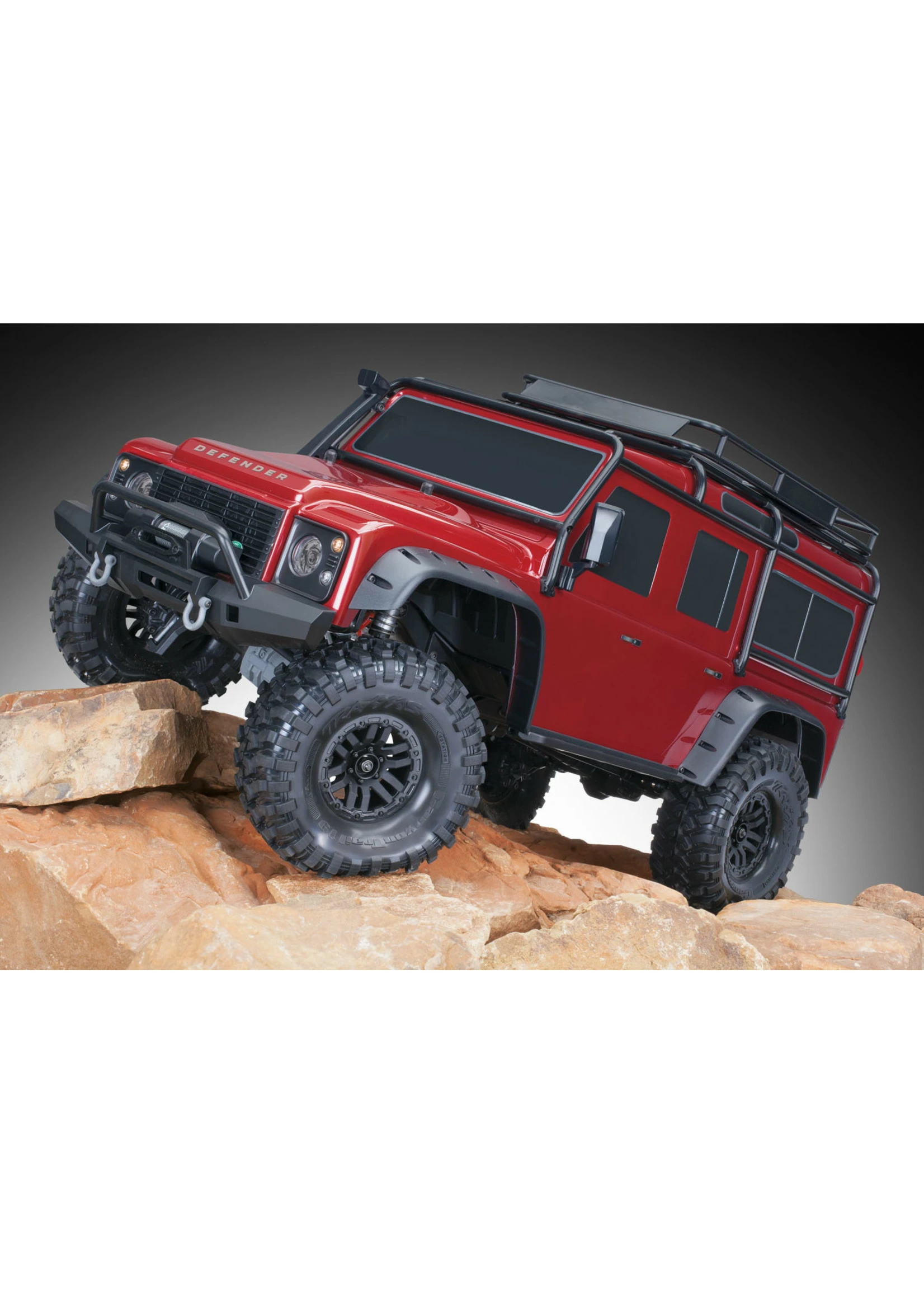 Traxxas 1/10 TRX-4 Defender RTR Scale And Trail Crawler - Red - Image 4